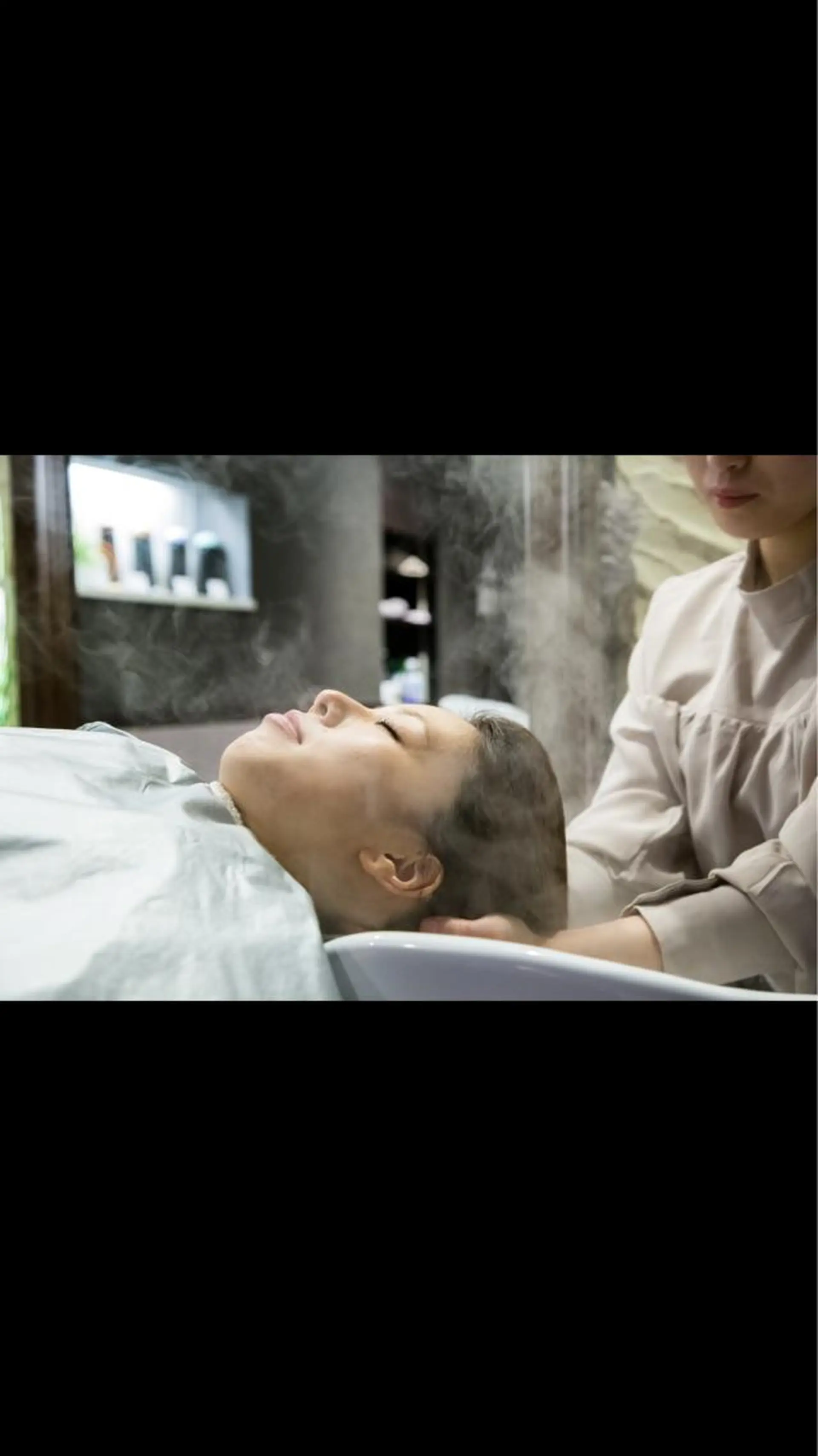 男髪仁所属・たきしろ まゆのヘアスタイル