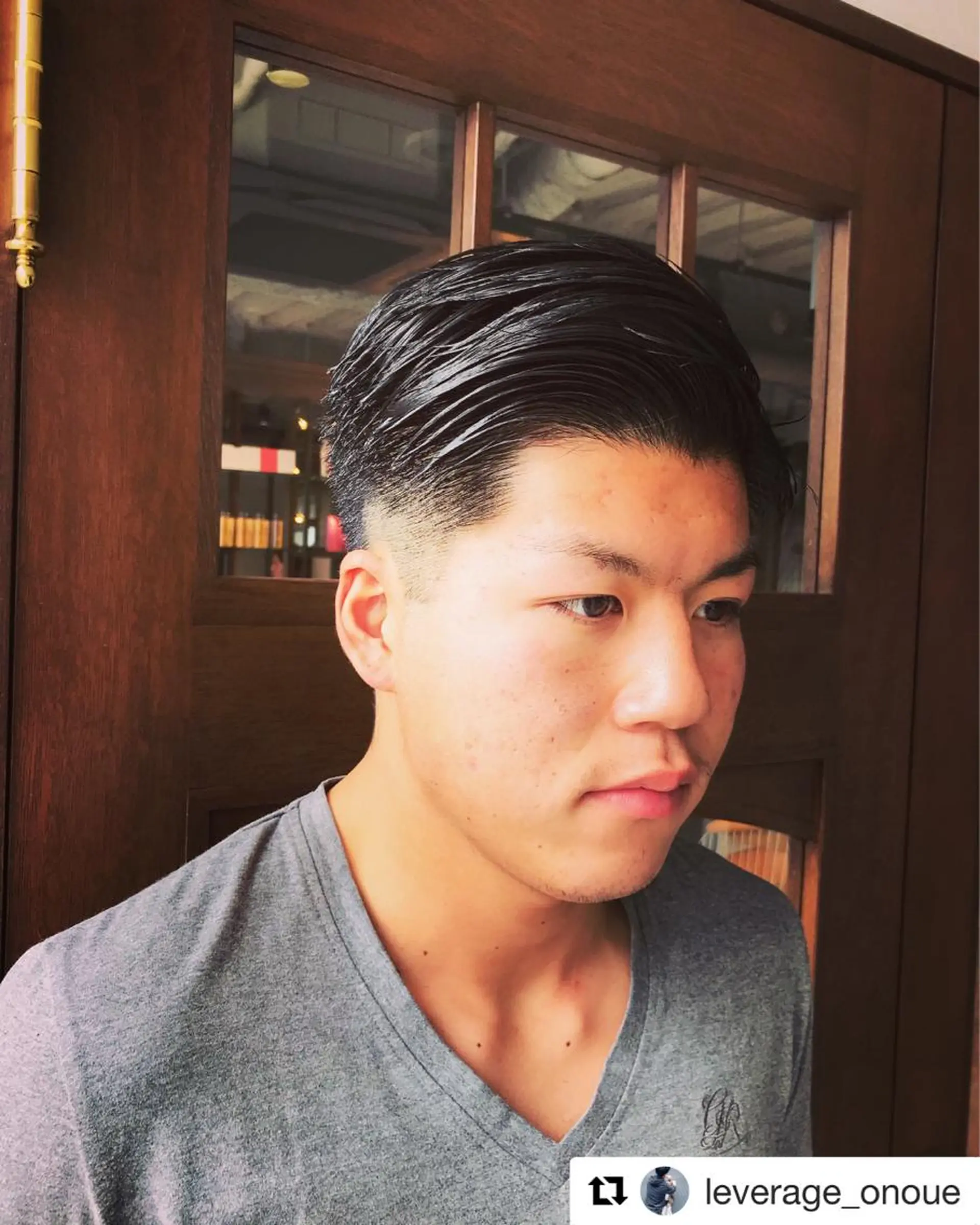 メンズ Leverage所属・【店長】外国人風 メンズヘア尾上雄輝のヘアスタイル