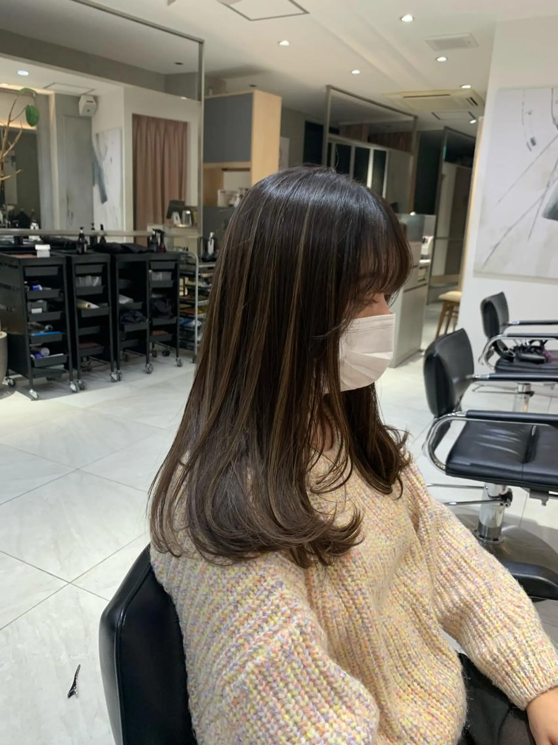 ロング カラー Bree"ze所属・大河原 修太のヘアスタイル