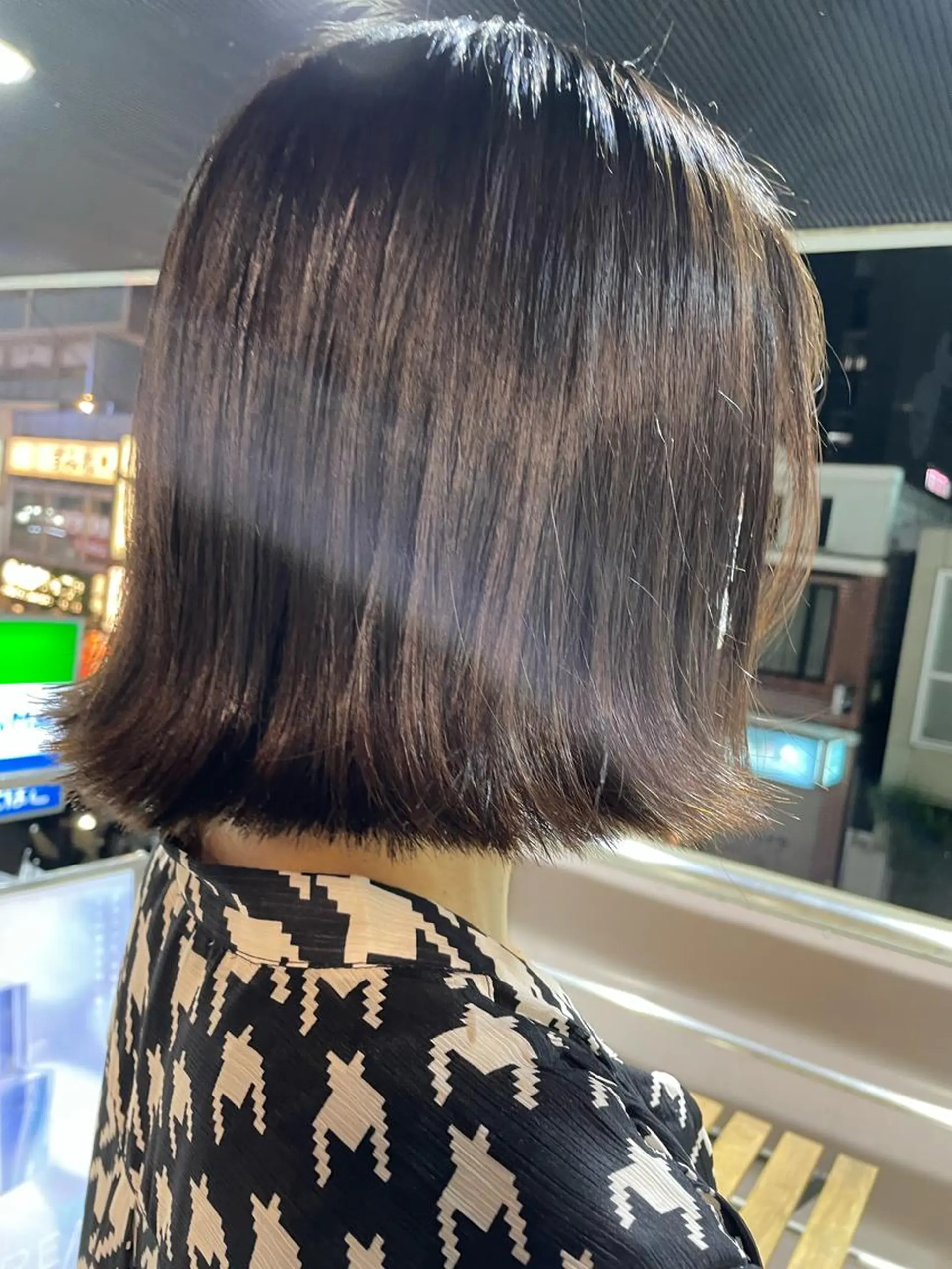 ミディアム ボブ カット メンズ/艶髪/カラー サクラ🌸のヘアスタイル