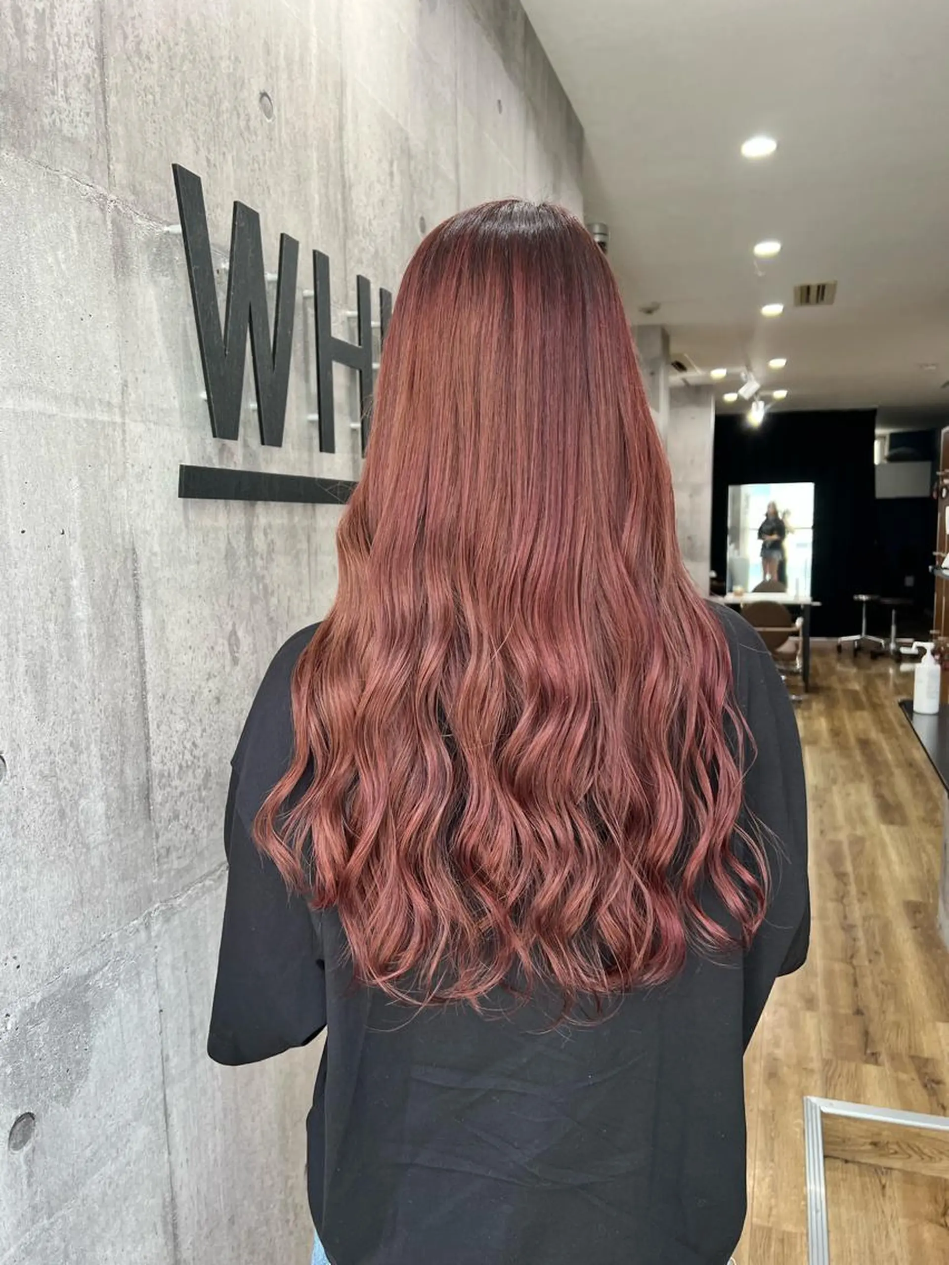 ロング ピンクブラウン 美容室 _WHITE＋ 南海難波店【アンダーホワイトプラス】所属・✨レイヤー/透明感 /豊嶋里緒✨のヘアスタイル