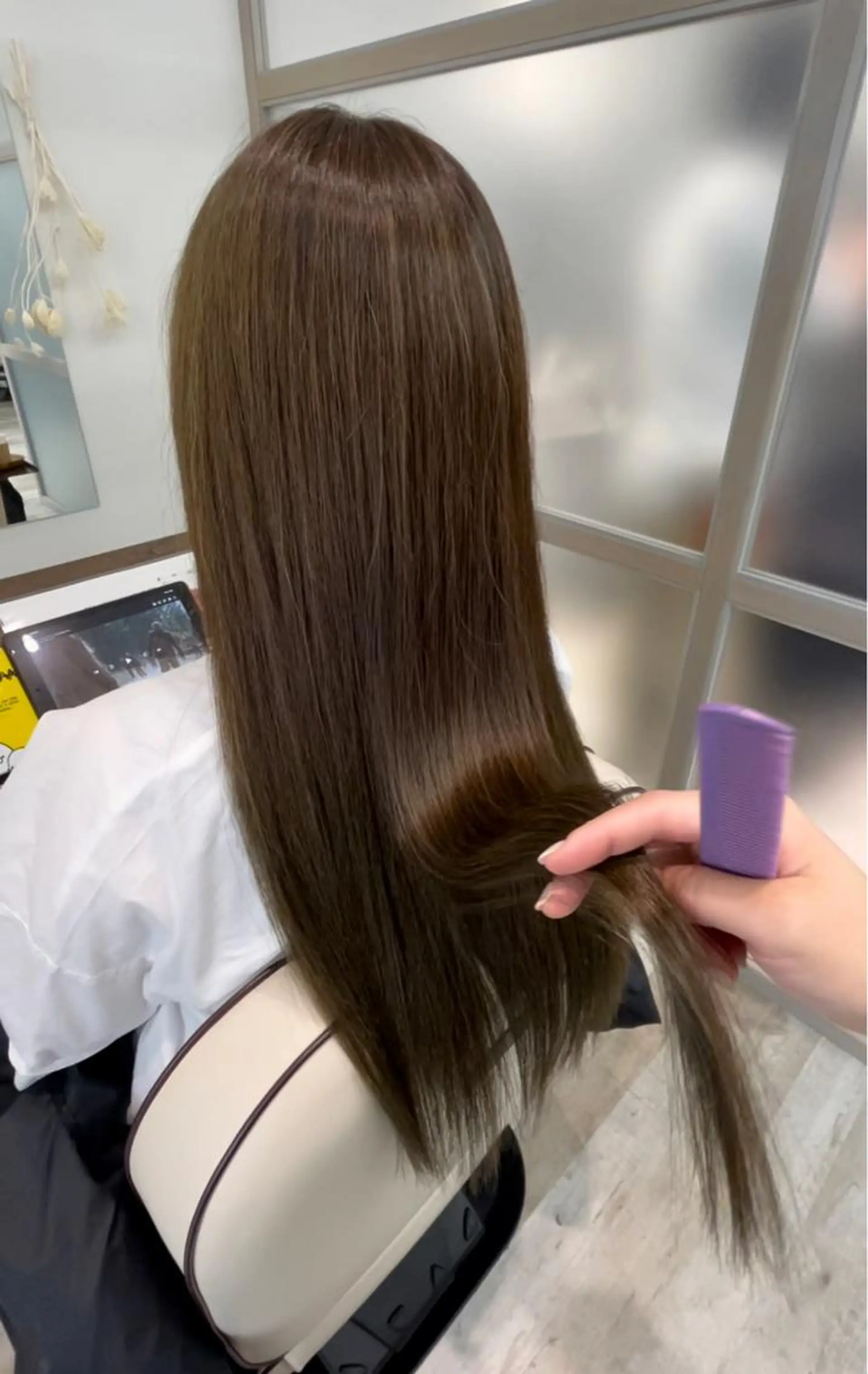 ロング カラー カット ヘアカラー トリートメント 🫧MITO カイレアサロン🫧のヘアスタイル