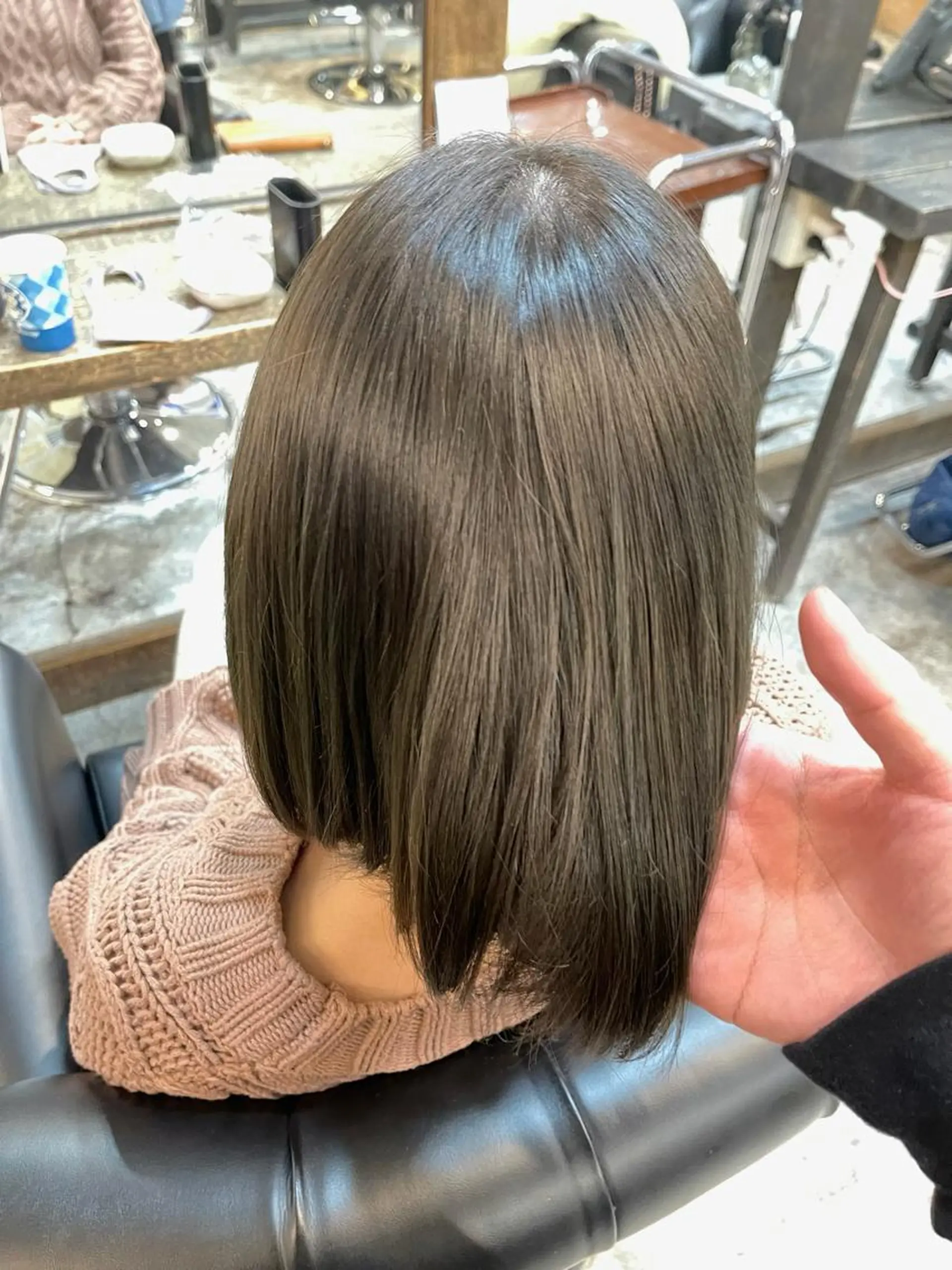 ミディアム カラー 韓国ヘア🫧艶カラー 🫧髪質改善/オオヤのヘアスタイル