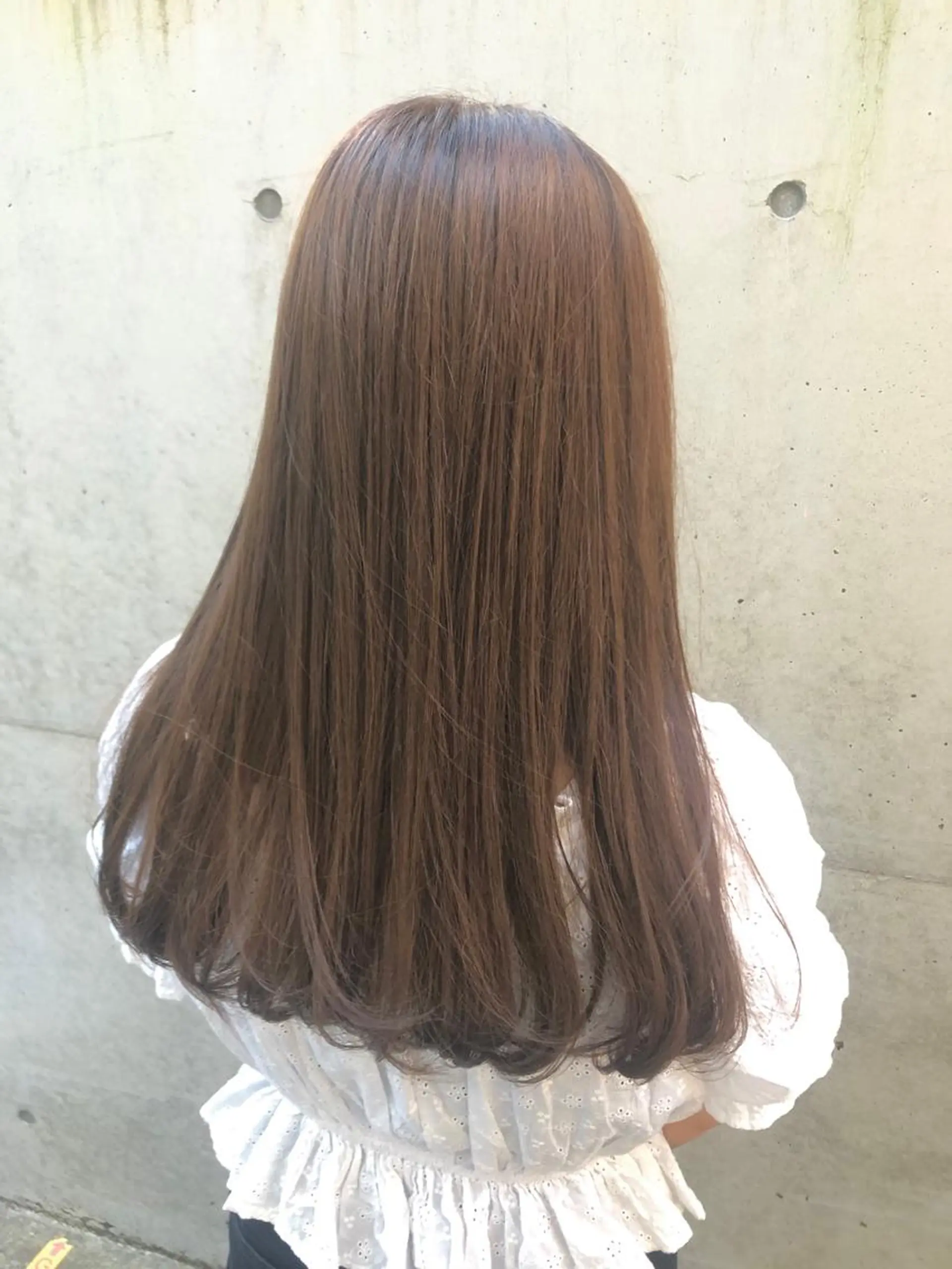 セミロング カラー カット ヘアカラー トリートメント 韓国ヘア/レイヤー/ 縮毛矯正🫧伊勢のヘアスタイル