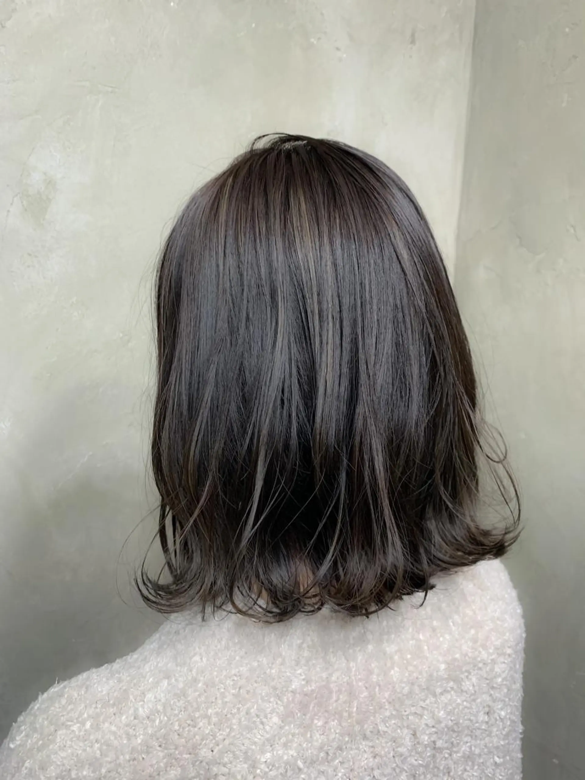 ミディアム カラー パーマ ハイライトカラー ハイライト 🌈髪質改善💕 縮毛矯正✨青木まで✨のヘアスタイル