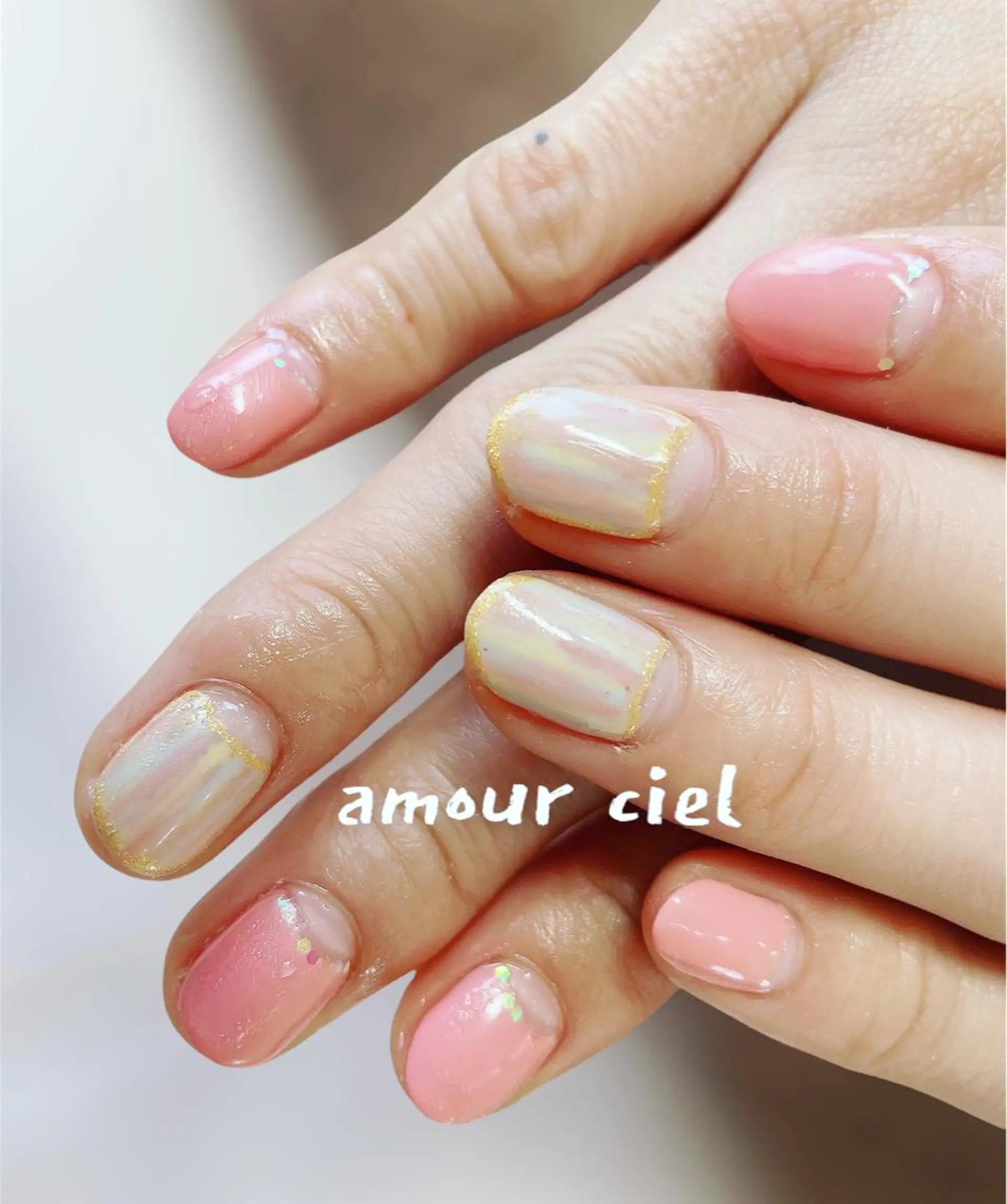ネイル amour ciel所属・amour ciel あゆみ…☺︎のネイルデザイン