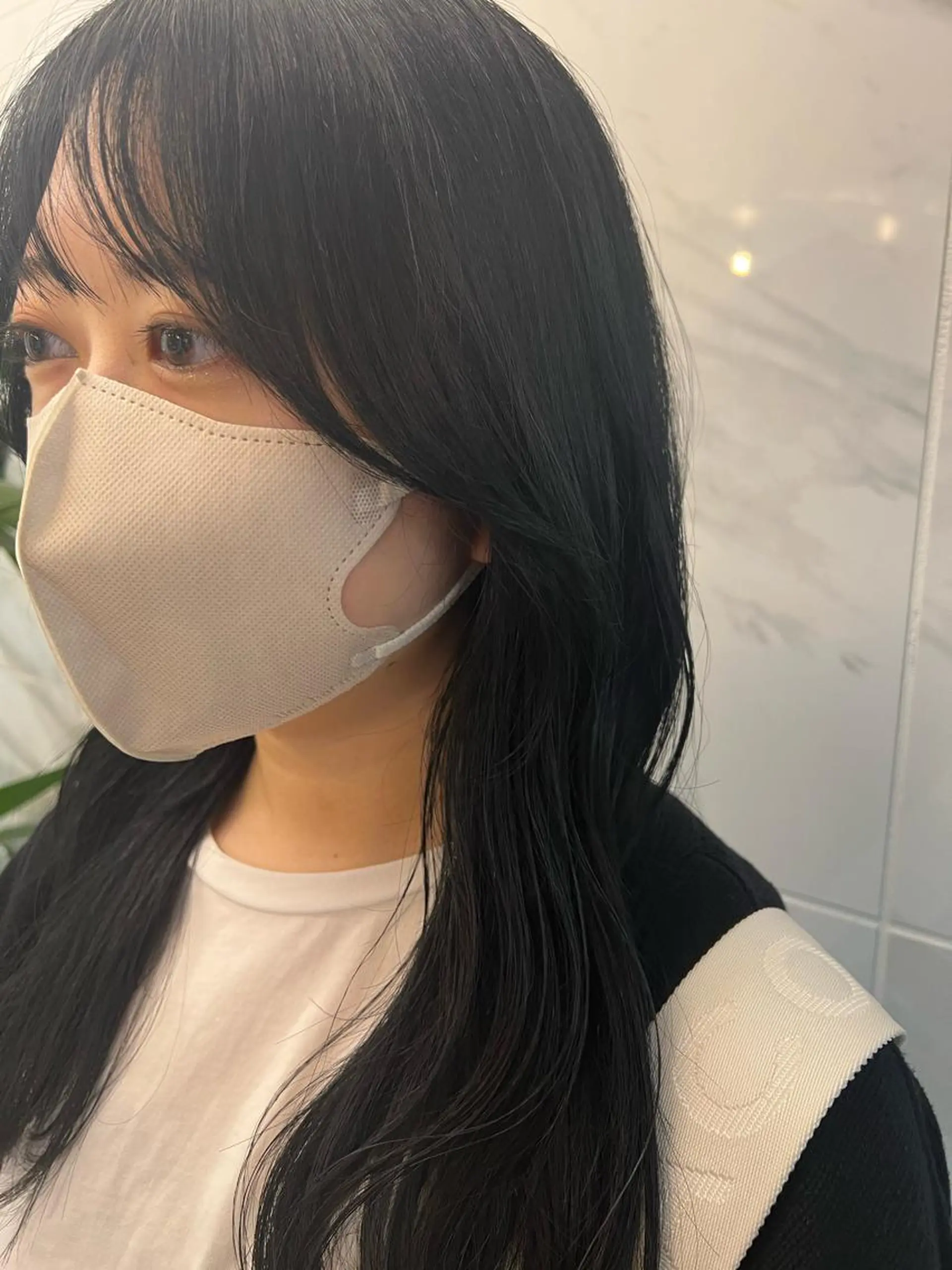 ロング カット 縮毛矯正 🩶韓国/似合わせ/ さわ🩶のヘアスタイル