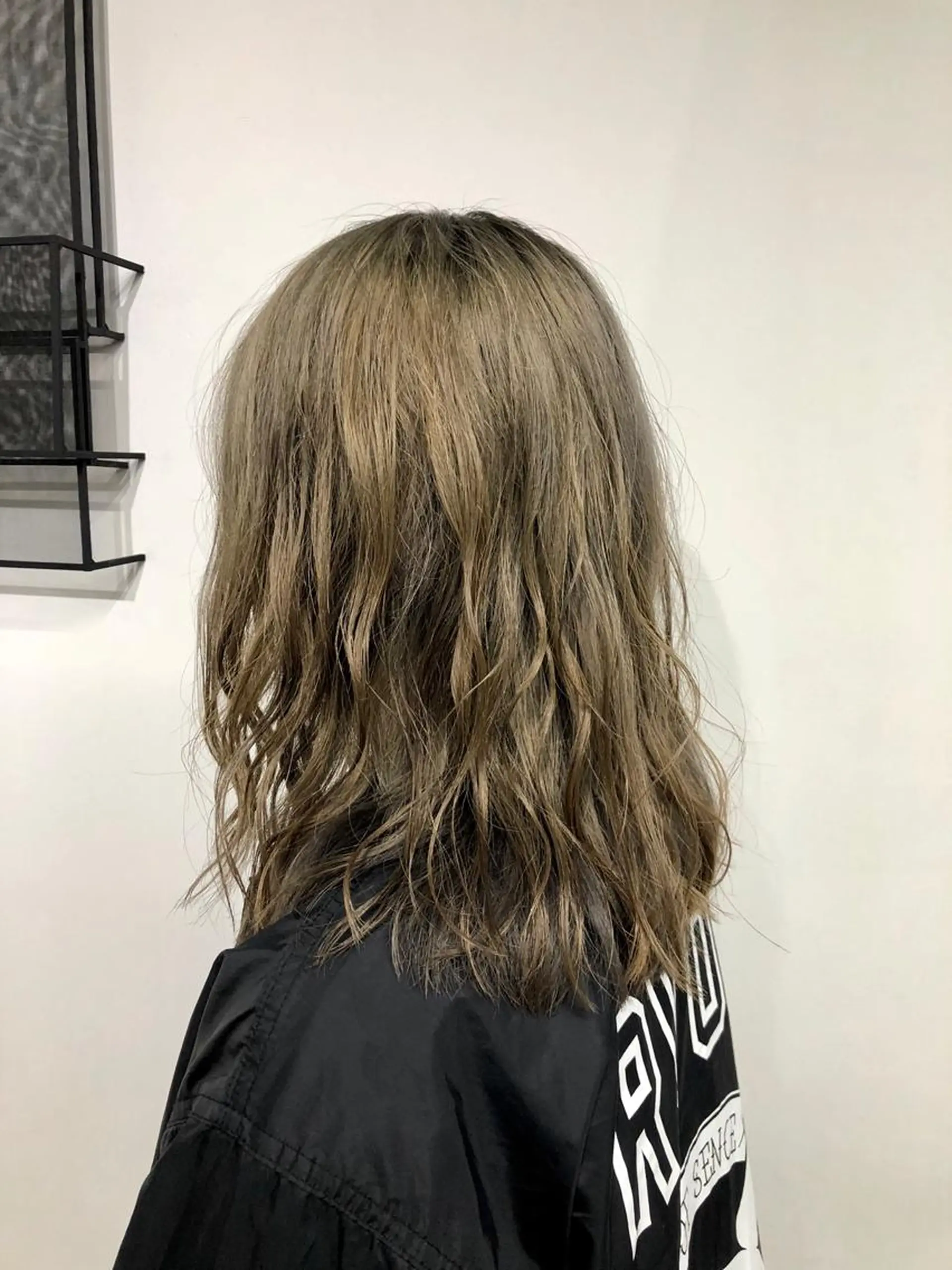 ミディアム カラー ベージュカラー ダブルカラー ヘアカラー トリートメント 難波/心斎橋/ボブ/ 髪質改善/ハイトーンのヘアスタイル