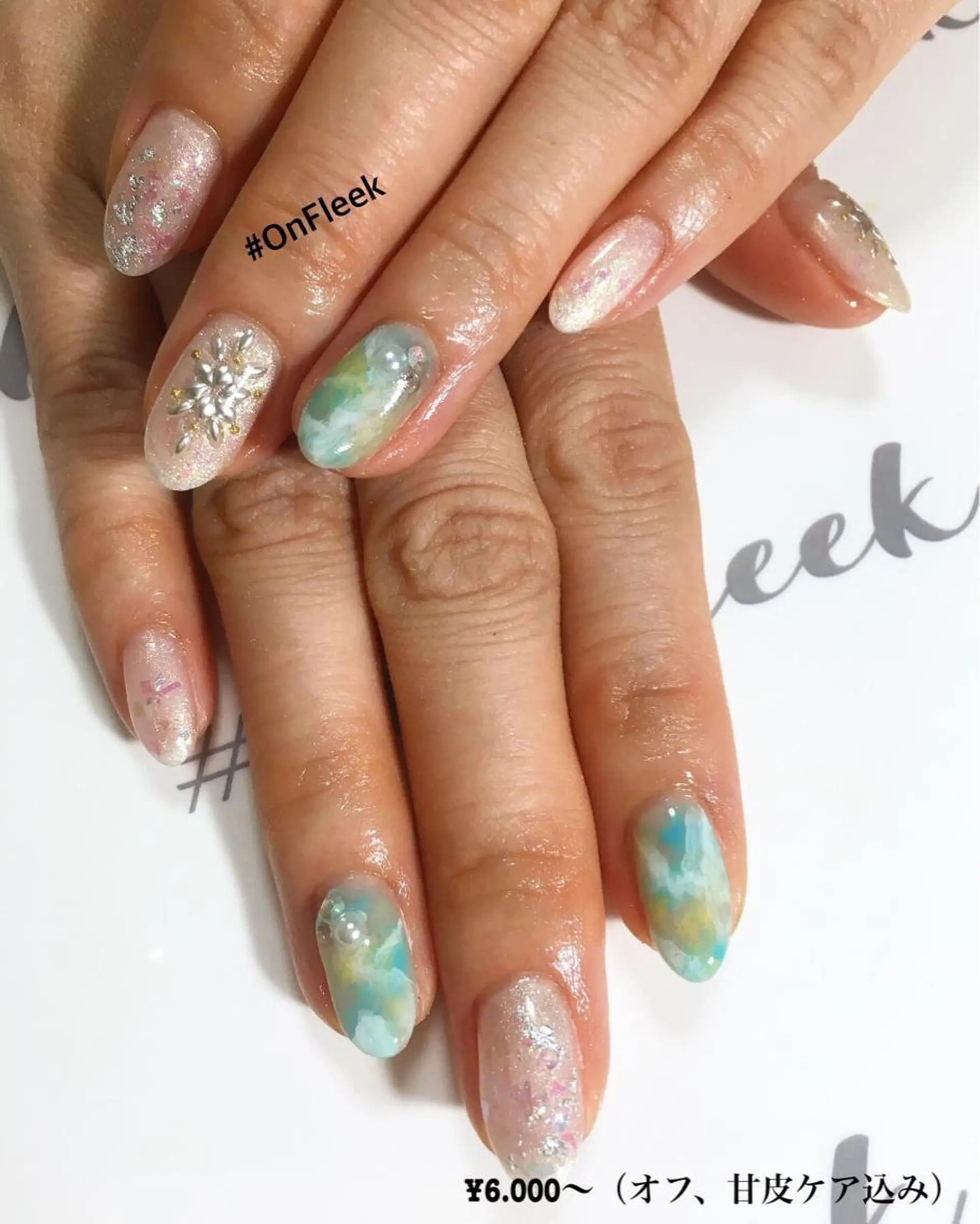 ネイル NailSalon ＃OnFleekのネイルデザイン