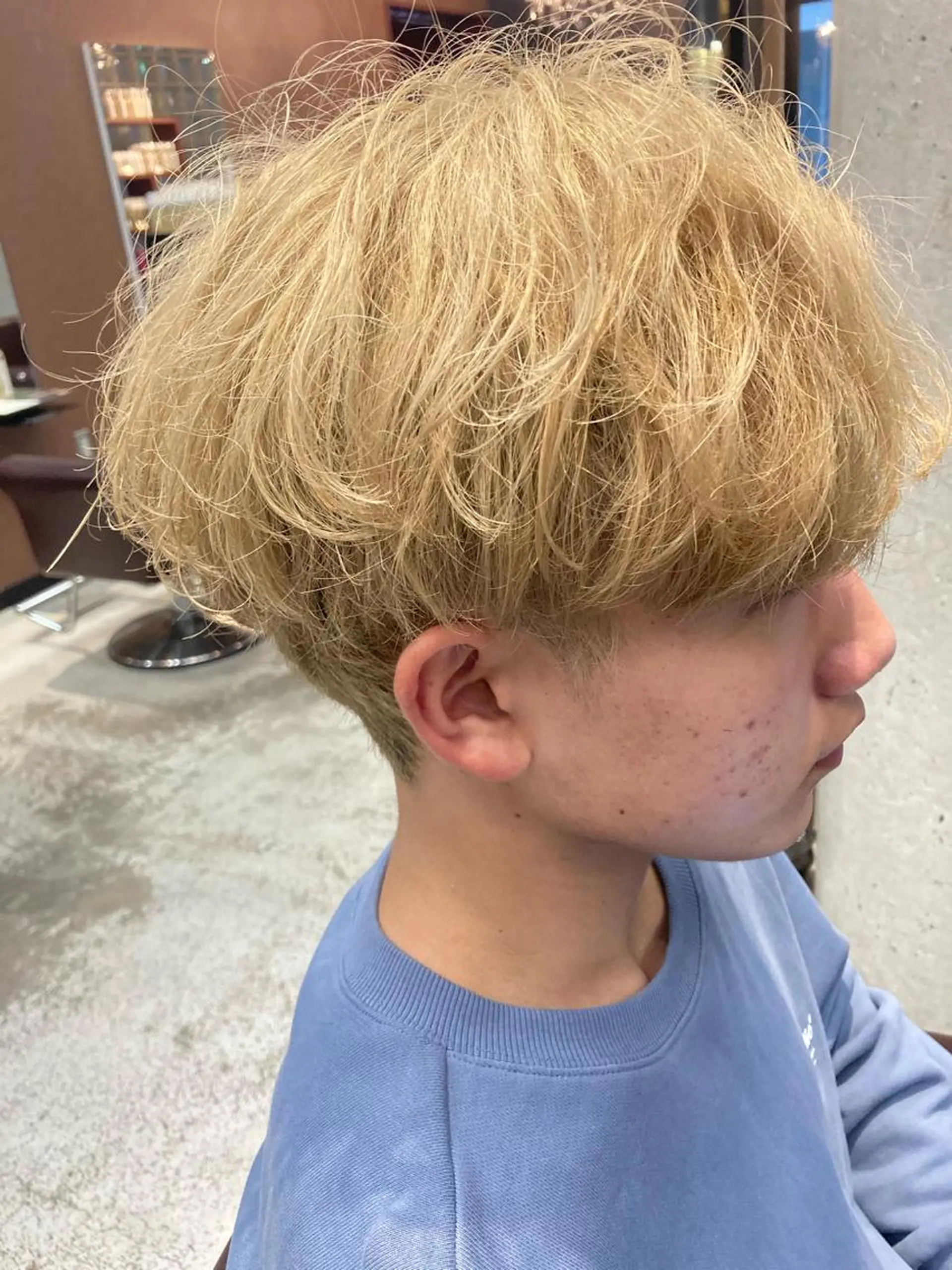 メンズ センターパート メンズ韓国風 カット AUTHENTIC private mens hair salon所属・完全個室マンツーマン メンズサロン草野貴樹のヘアスタイル