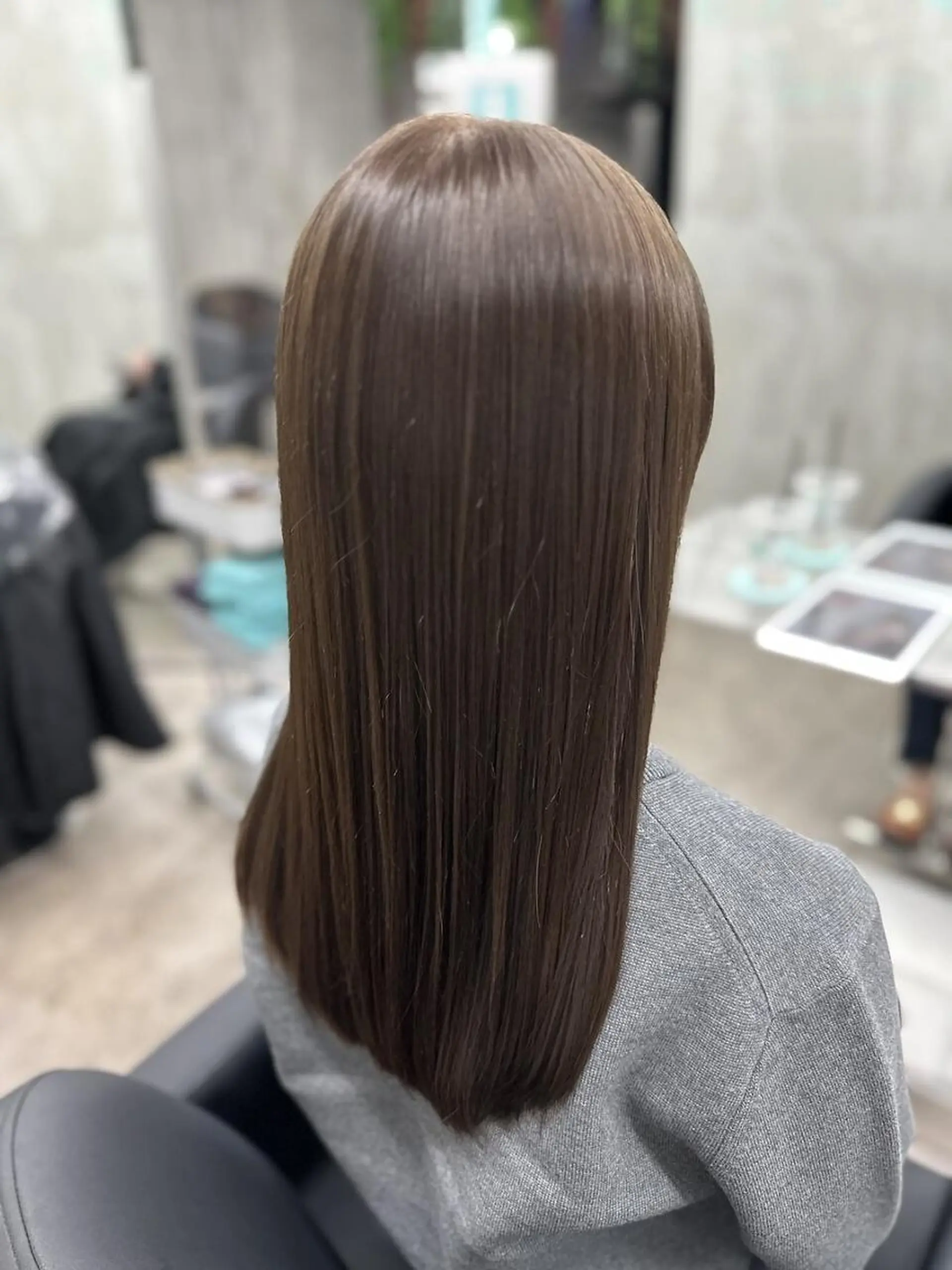 ロング ヘアカラー 縮毛矯正 トリートメント 💚Forest Mirror💚のヘアスタイル