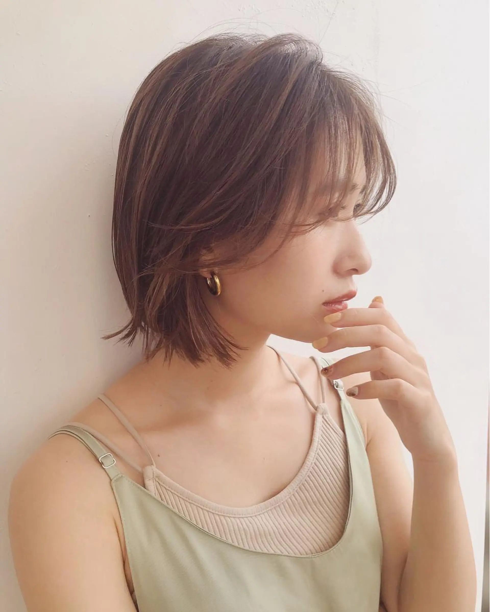 ミディアム 鎌倉 彩のヘアスタイル