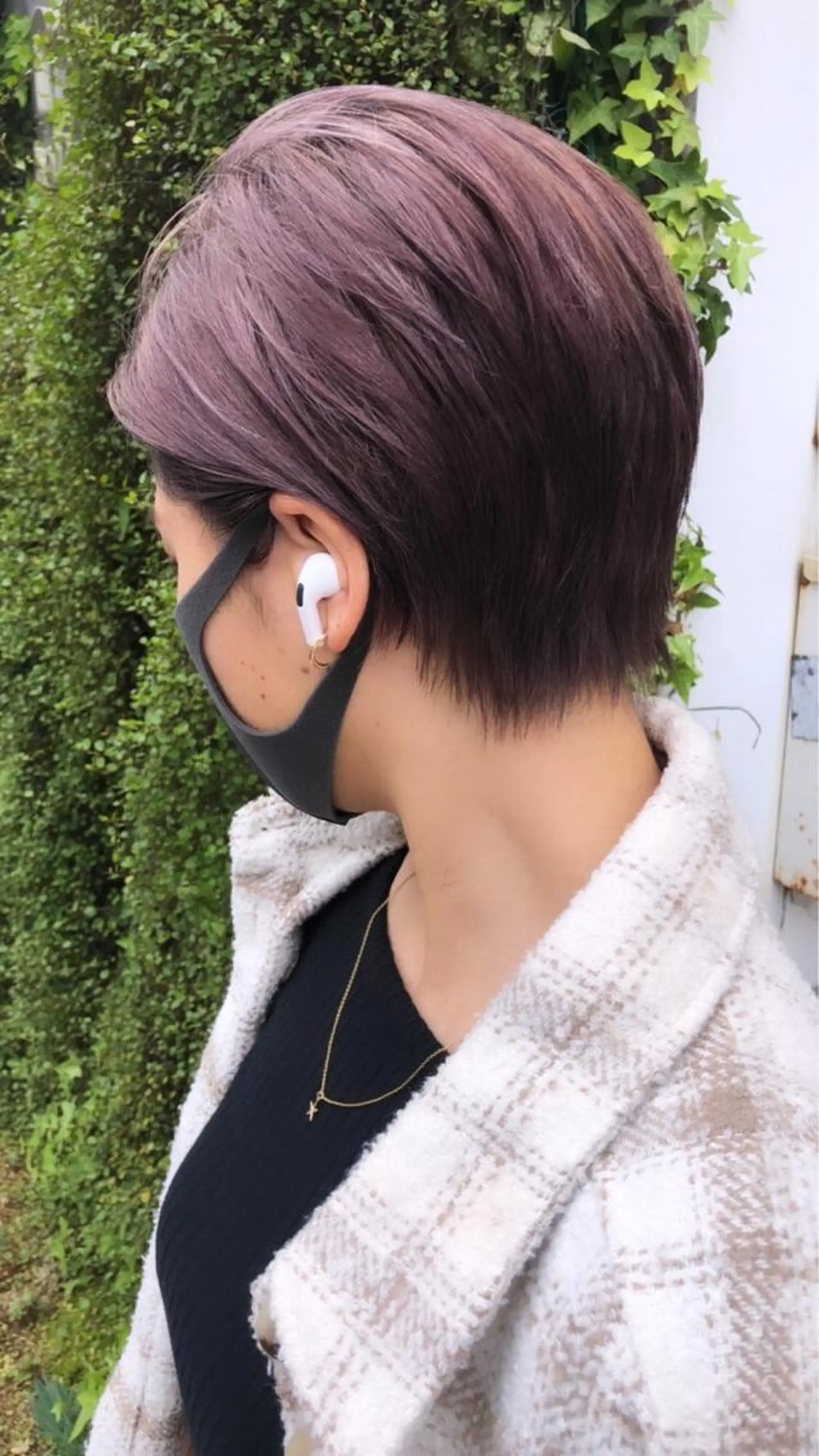 ショート カラー 乕谷 美潮のヘアスタイル