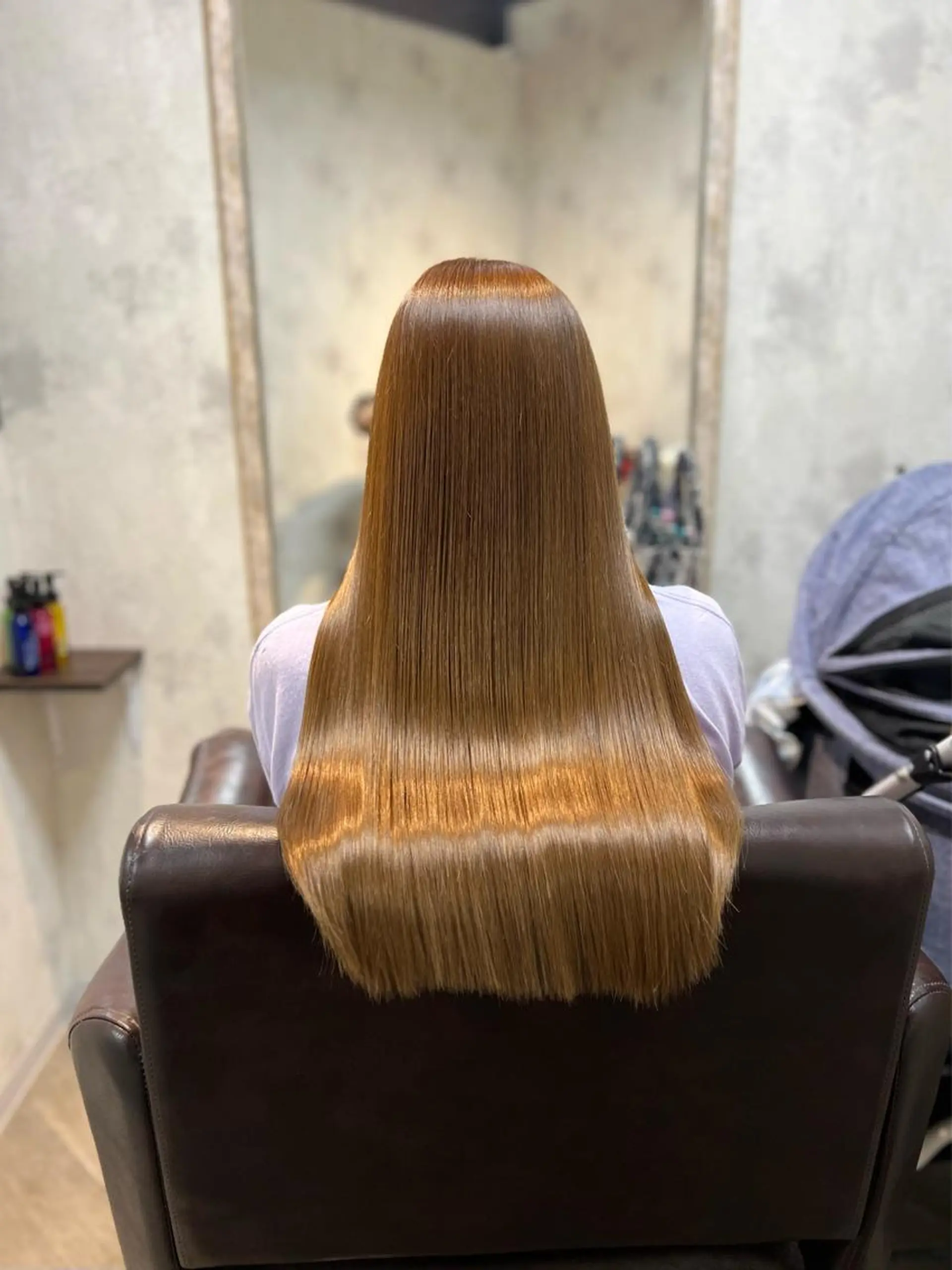 ロング カラー アクアカラー 髪質改善 ロング 縮毛矯正 トリートメント カット ヘアカラー 縮毛矯正 トリートメント ヘッドスパ ヘアセット seta新宿所属・髪質改善/縮毛矯正 芹沢のヘアスタイル