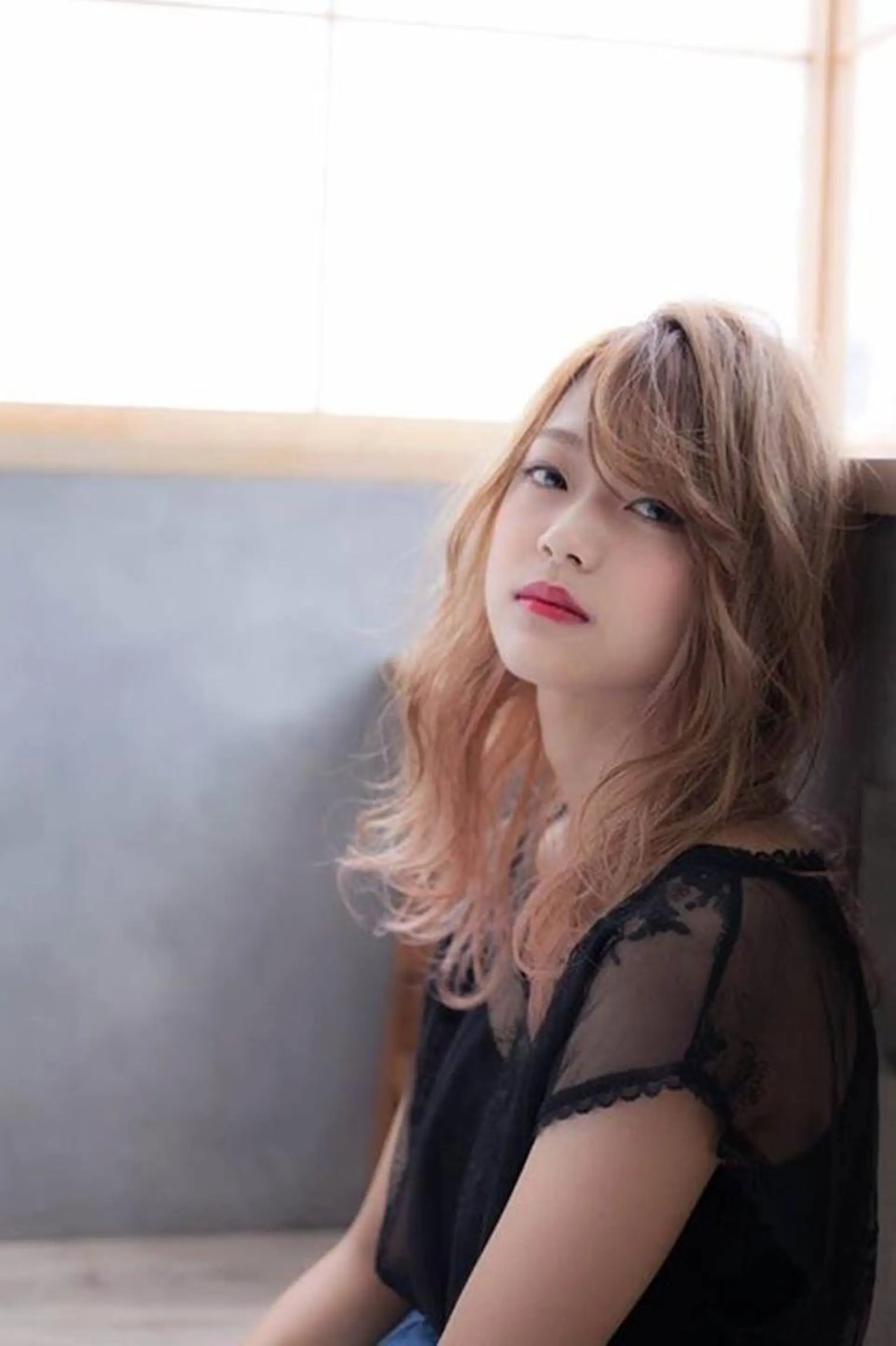 ミディアム カラー ブリーチカラー🌈 石垣翔太のヘアスタイル