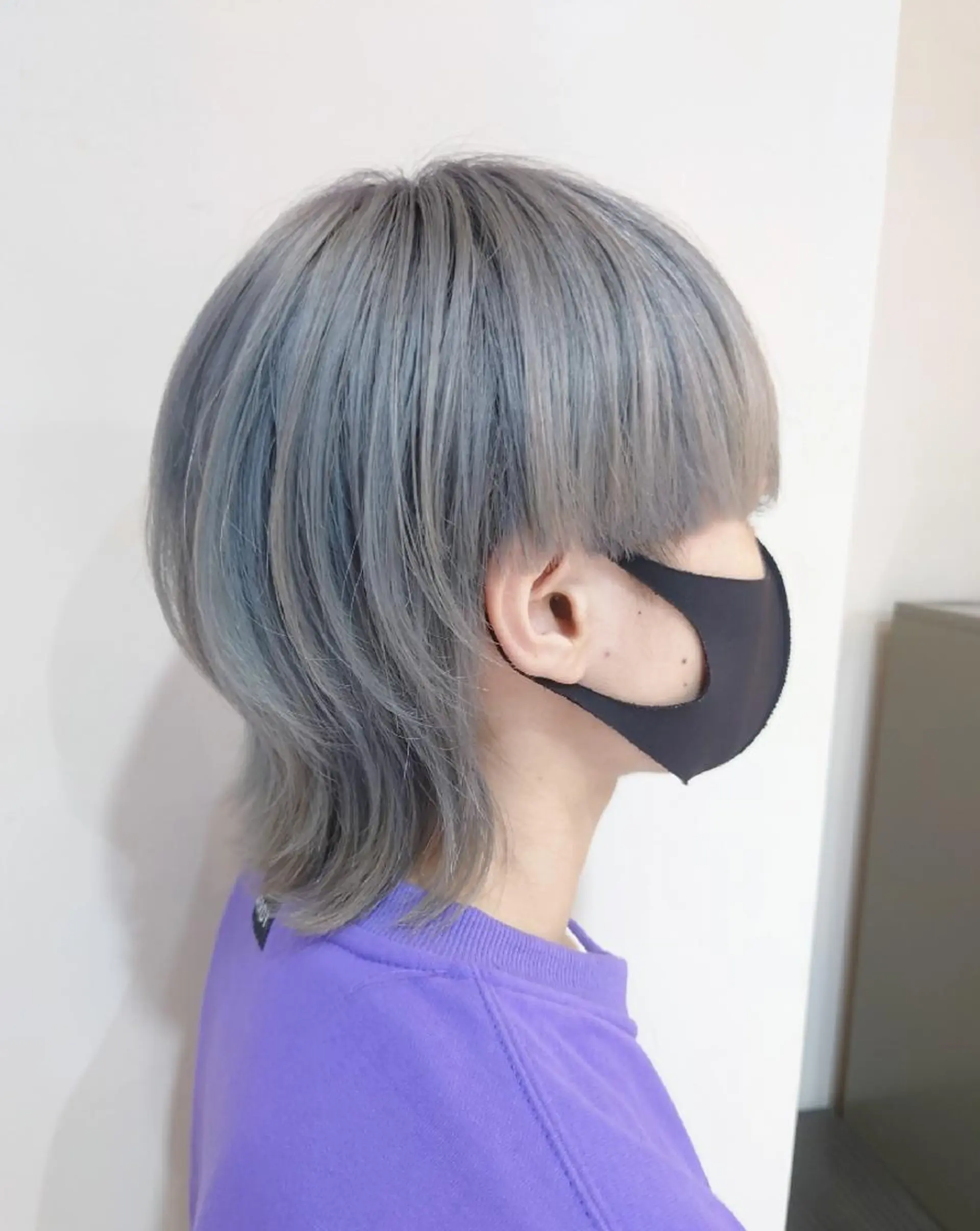 ミディアム カラー メンズ iss所属・メンズ/パーマ特化 /波巻き/林洋平のヘアスタイル