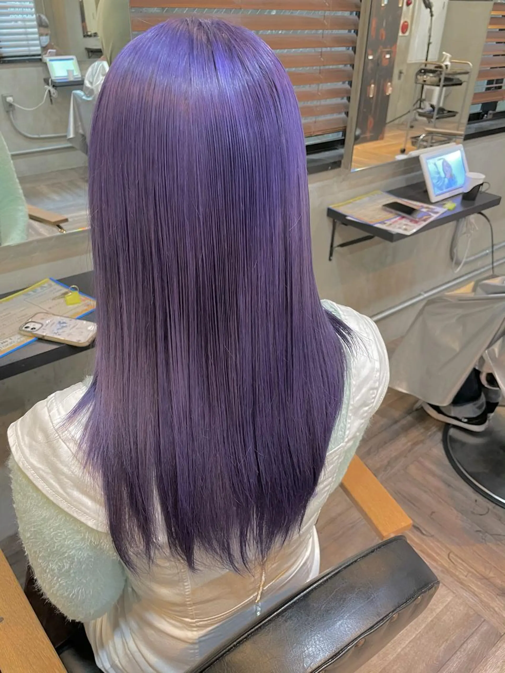 ミディアム カット ヘアカラー トリートメント La fith hair ponte所属・🔥ハイトーン🔥 🌈柴田尚貴🌈のヘアスタイル