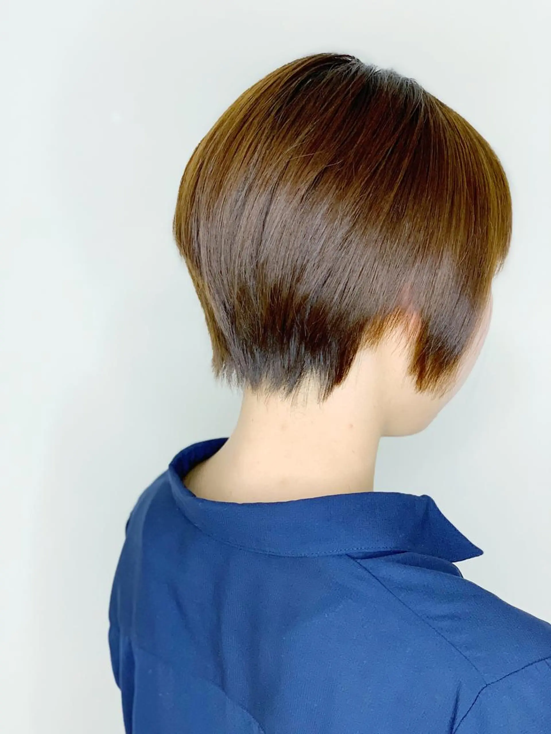 ショート 赤み消しカラー /透明感カラー 上長のヘアスタイル