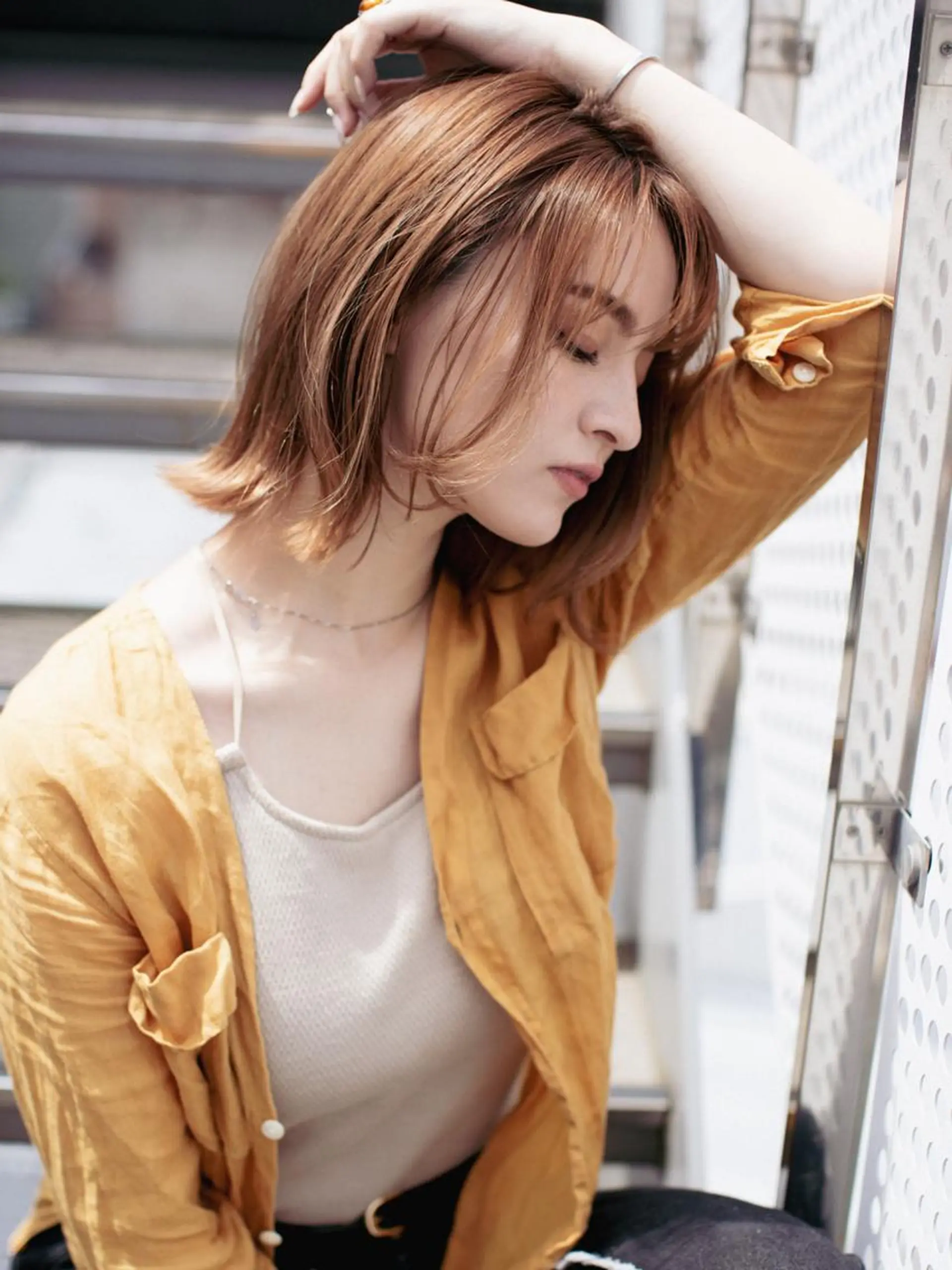 ミディアム chouchou 心斎橋のヘアスタイル