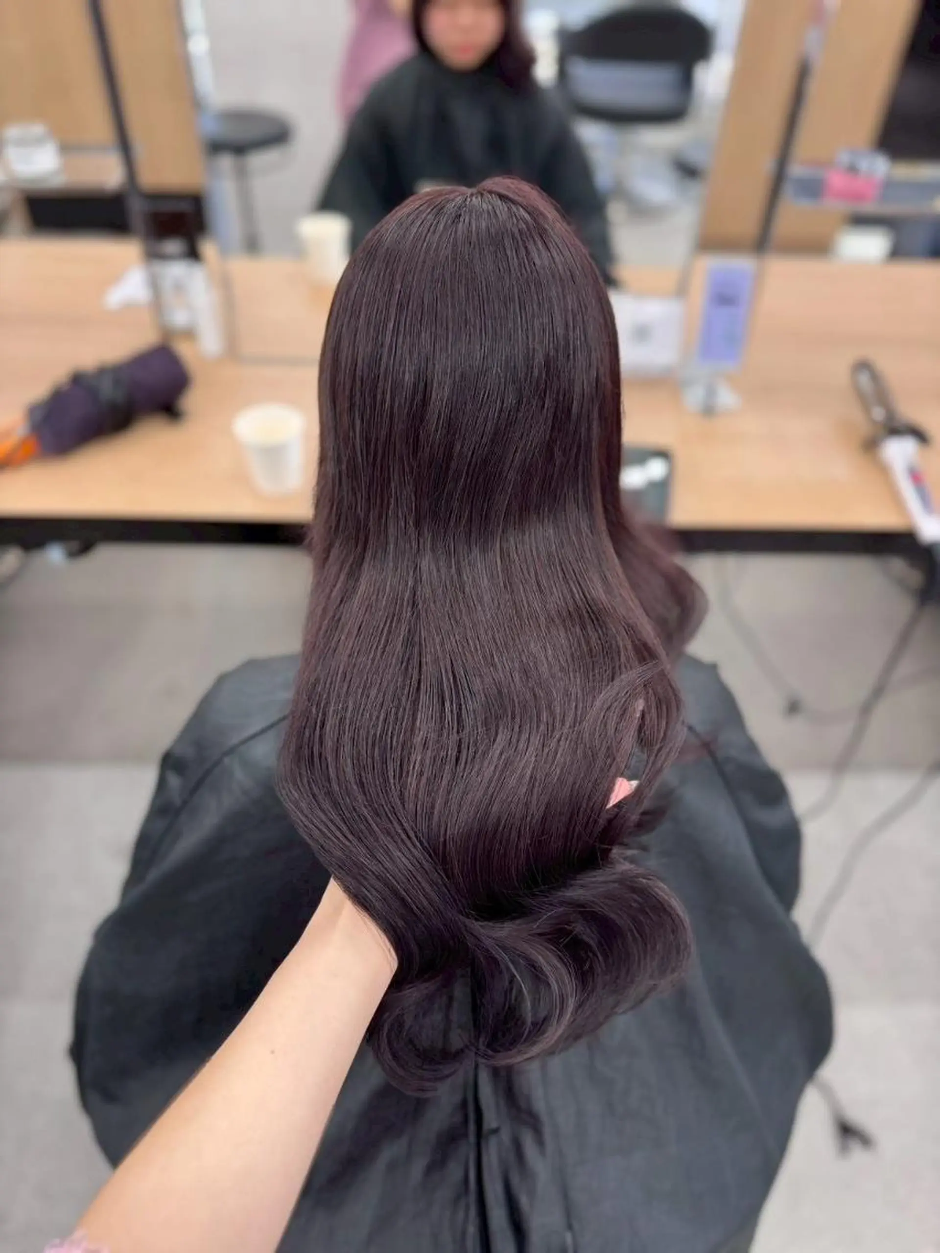 カラー カット ヘアカラー トリートメント ヘアセット 圧倒的美髪🫧✨ 透明感カラー♡上野のヘアスタイル