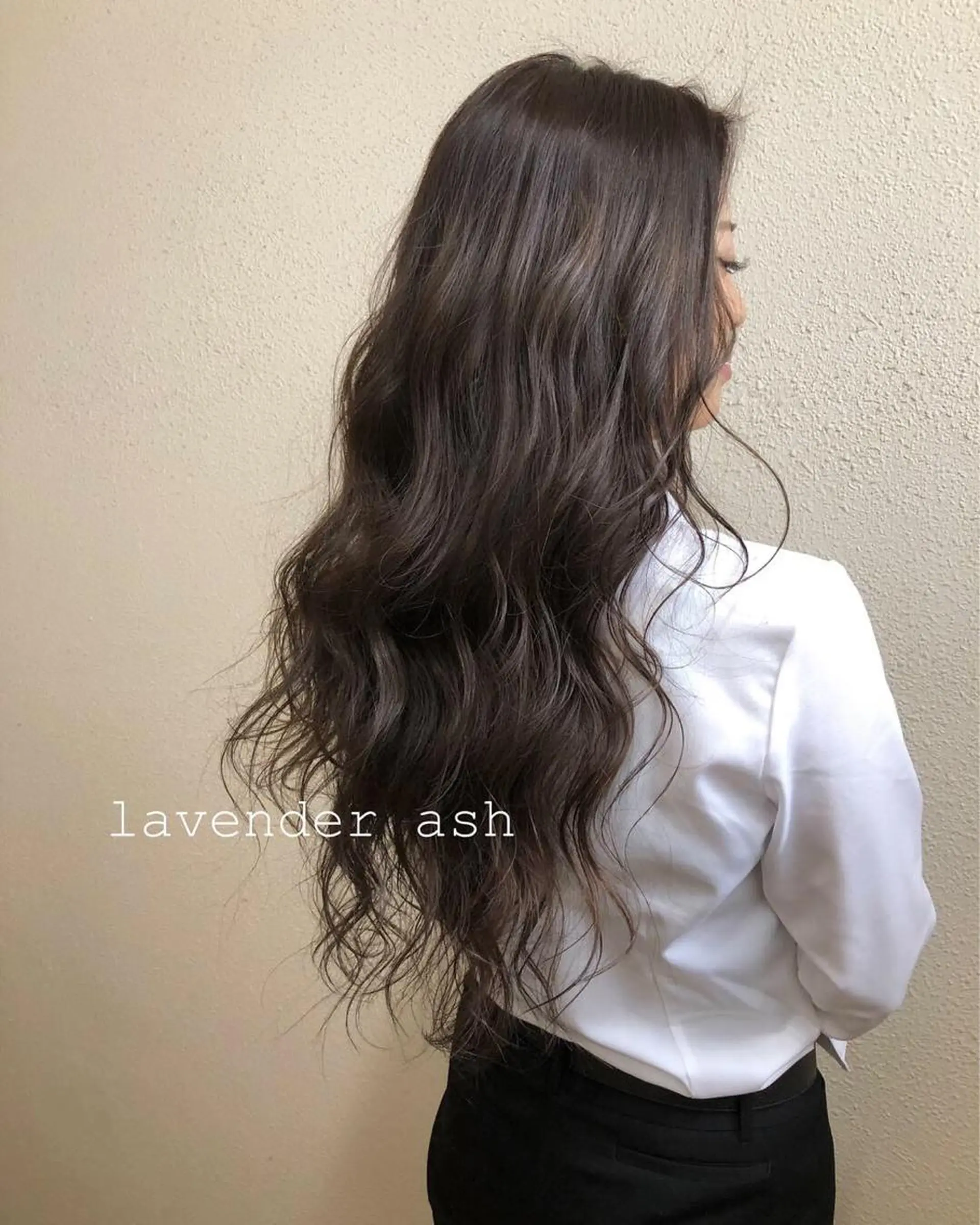 ロング カラー カット ヘアカラー ツキノキ ミナのヘアスタイル