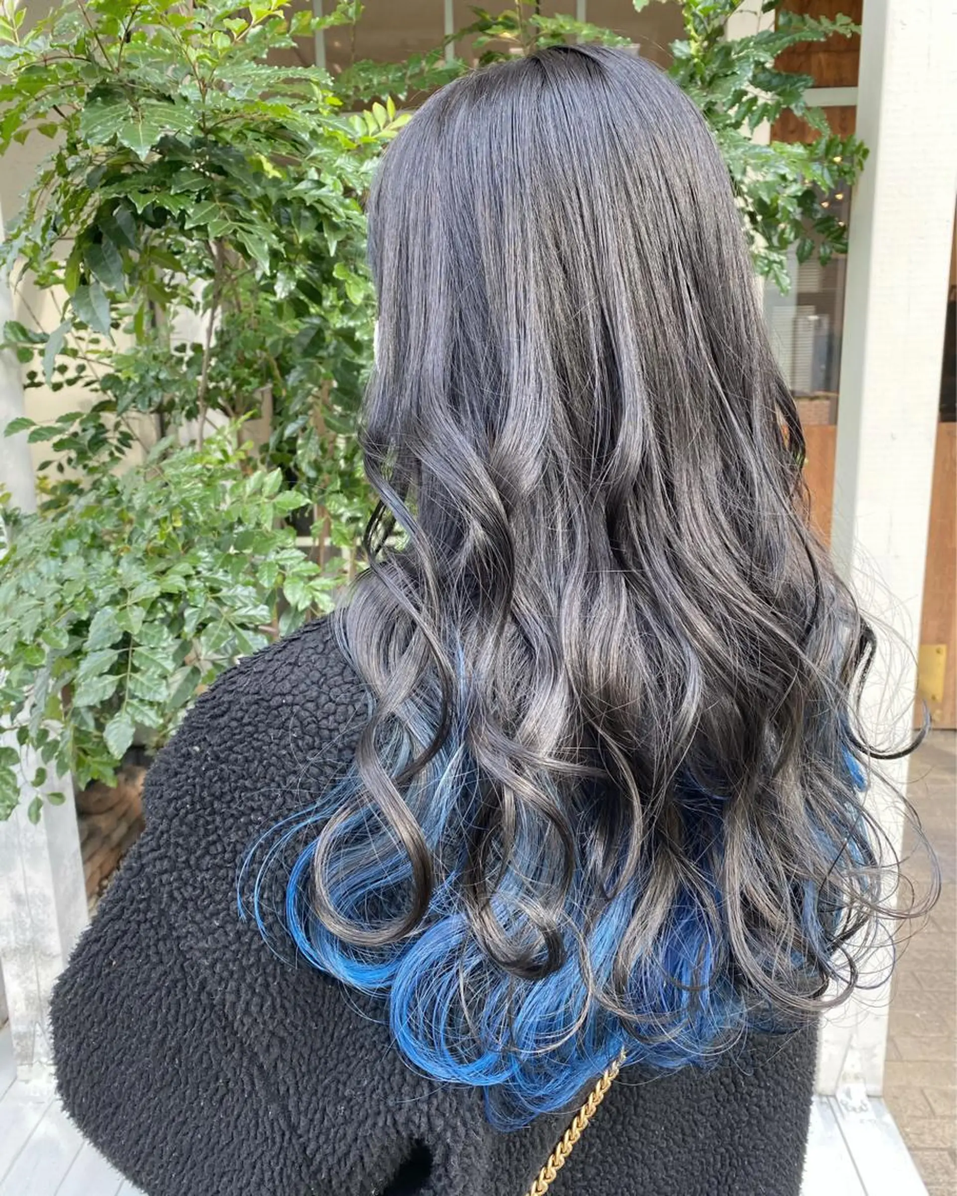 ロング カット ヘアカラー トリートメント 鈴木 奈波のヘアスタイル