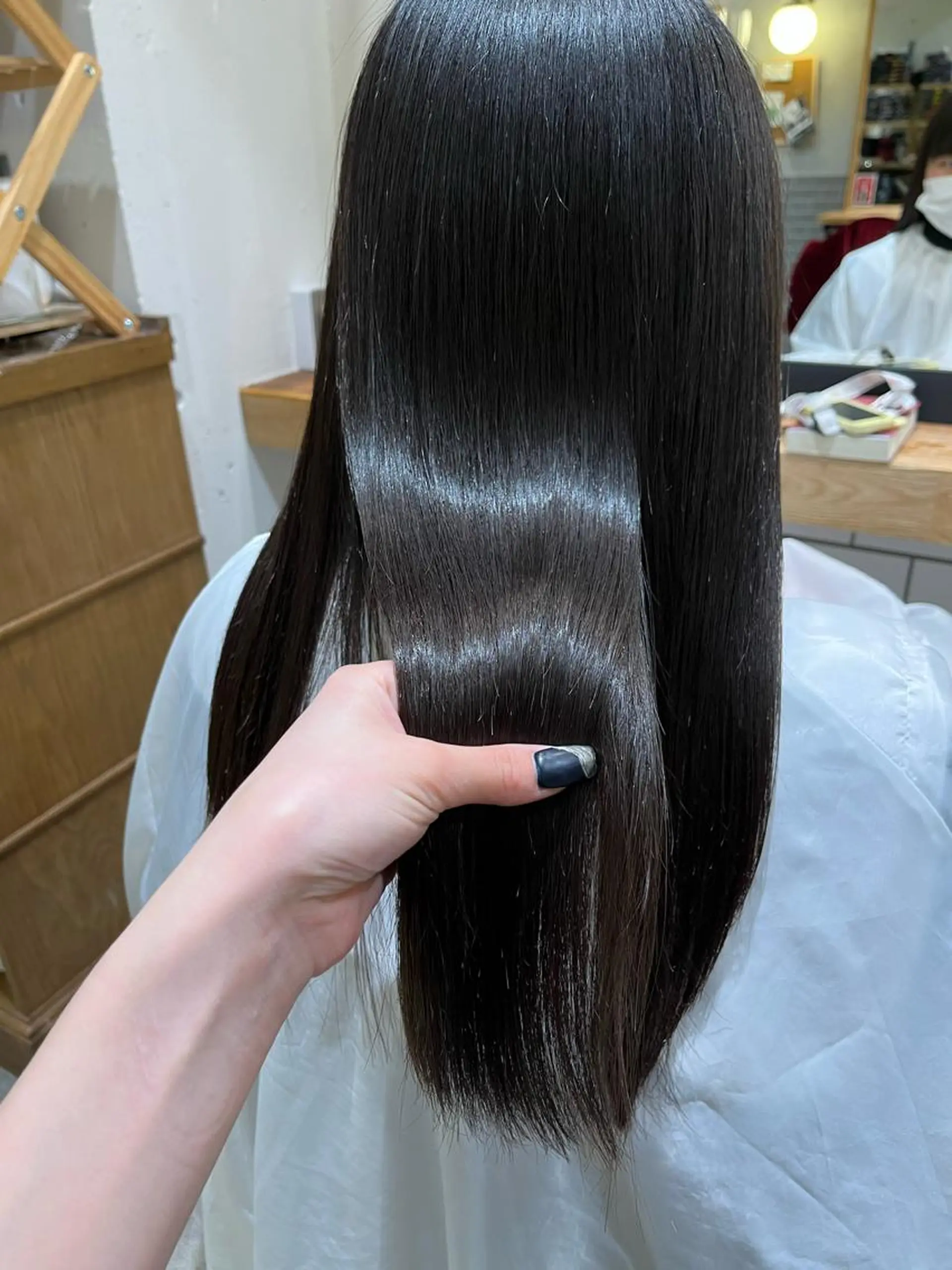 ロング パーマ ヘアアレンジ 髪質改善/縮毛矯正 艶カラー/珠聡のヘアスタイル