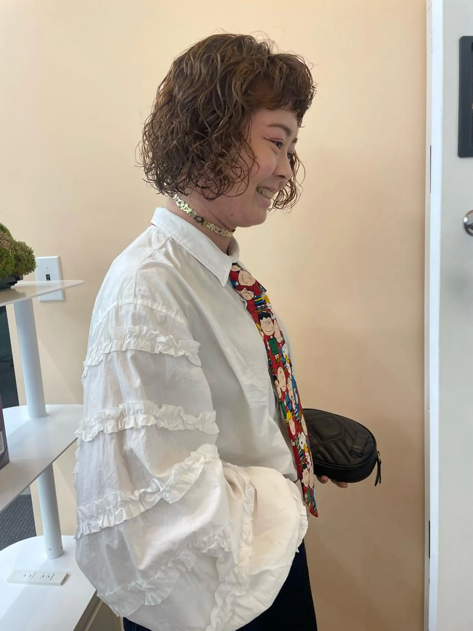 ショート パーマ ボブ ボブカットモデル/パ ーマ/harunaのヘアスタイル