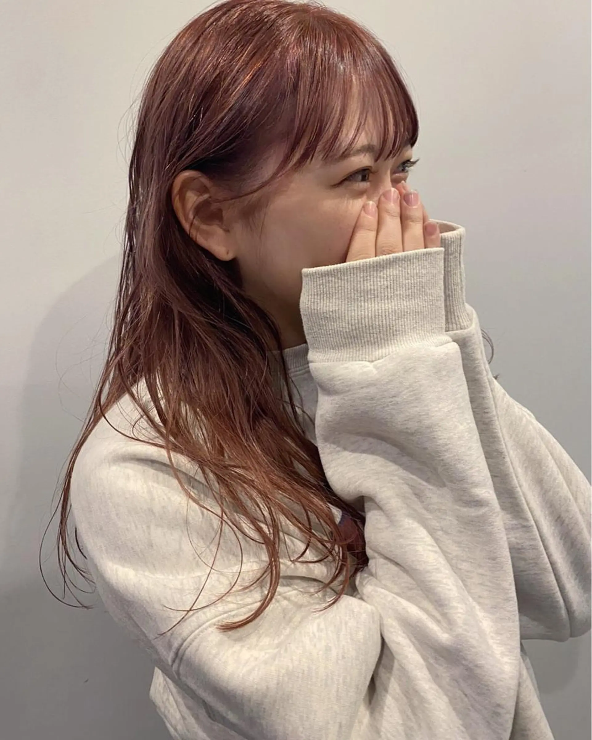 ロング カラー ベージュカラー ラベンダーカラー ラベンダーベージュ ピンクカラー パープルカラー ヘアカラー ケアブリーチ/ボブ/ honoのヘアスタイル