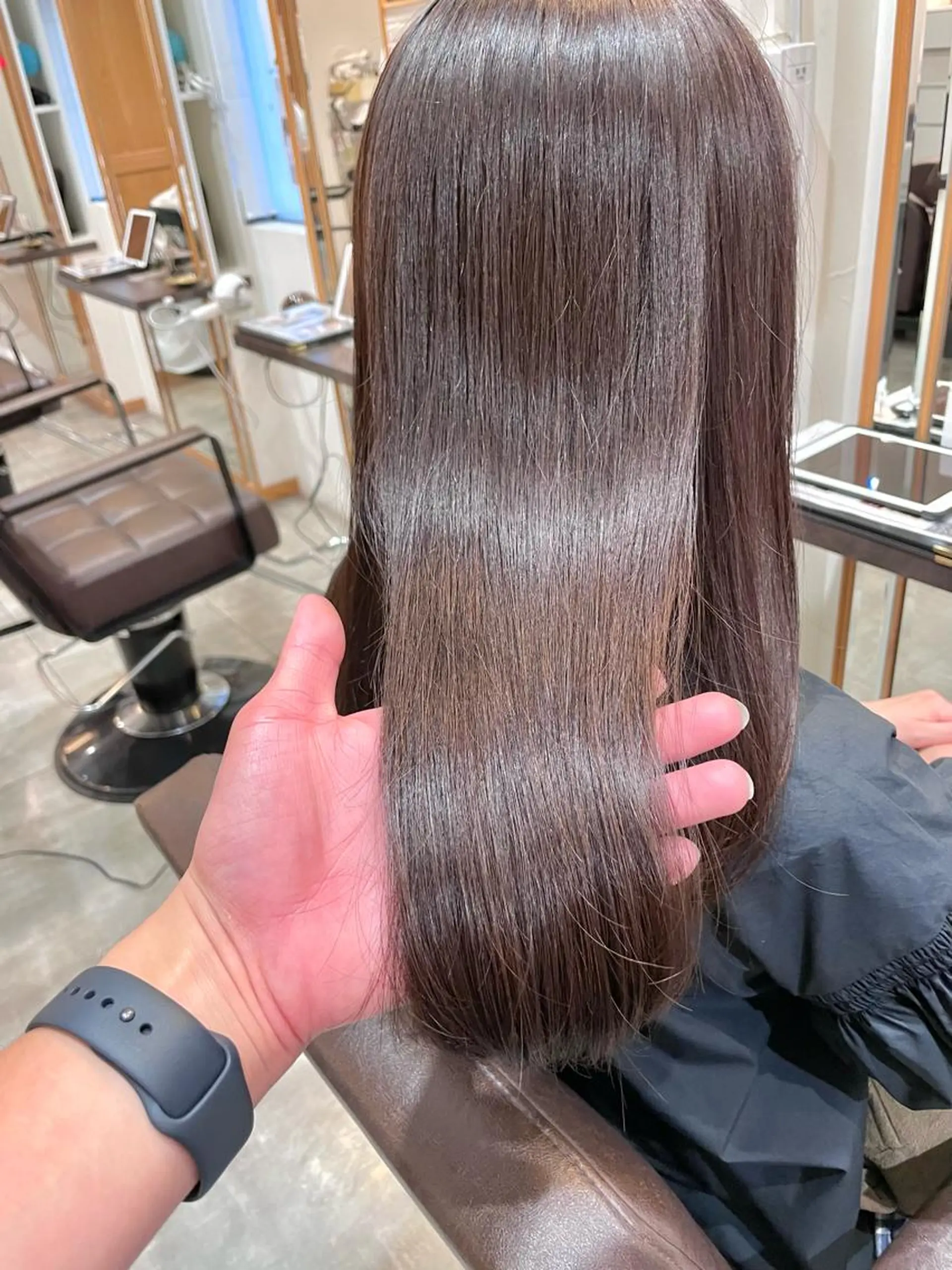 ロング カラー 中村 研介のヘアスタイル