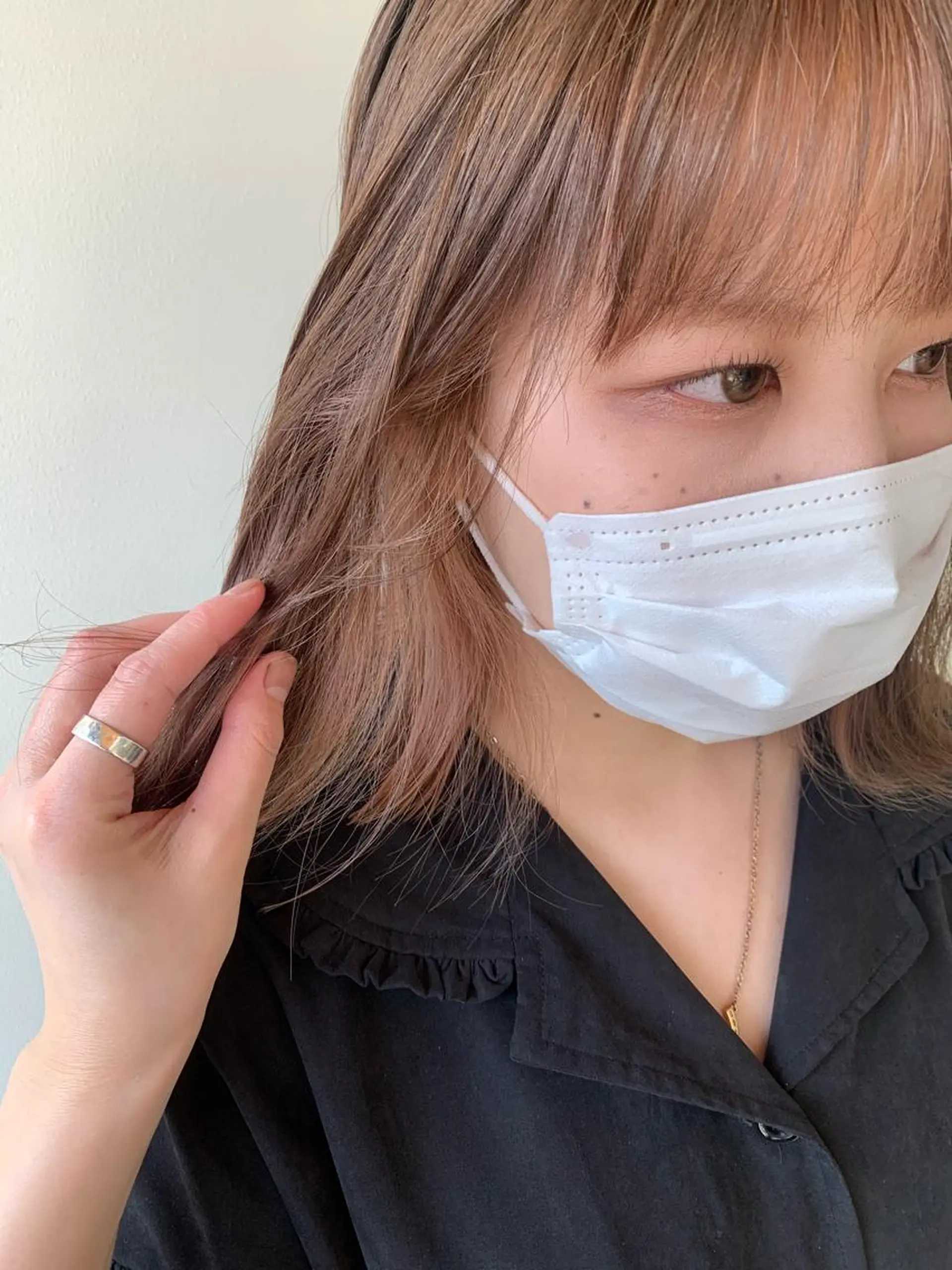 ミディアム カラー AR.MARA hair  studio所属・ウェーブパーマ サトウヒカルのヘアスタイル