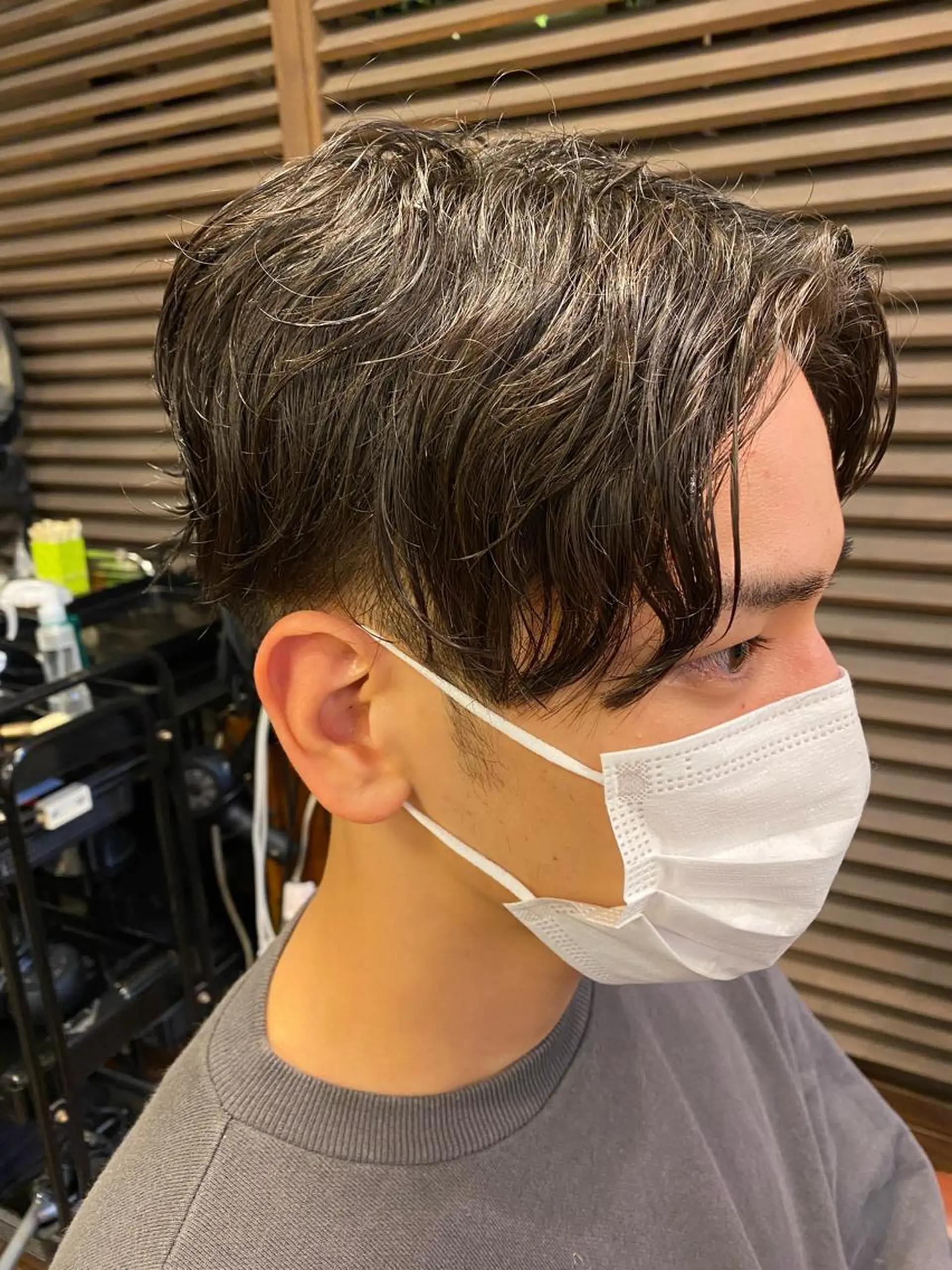 パーマ メンズ カット ヘアカラー パーマ ヘッドスパ liL hair lounge所属・liL  hair サトウリョウタのヘアスタイル