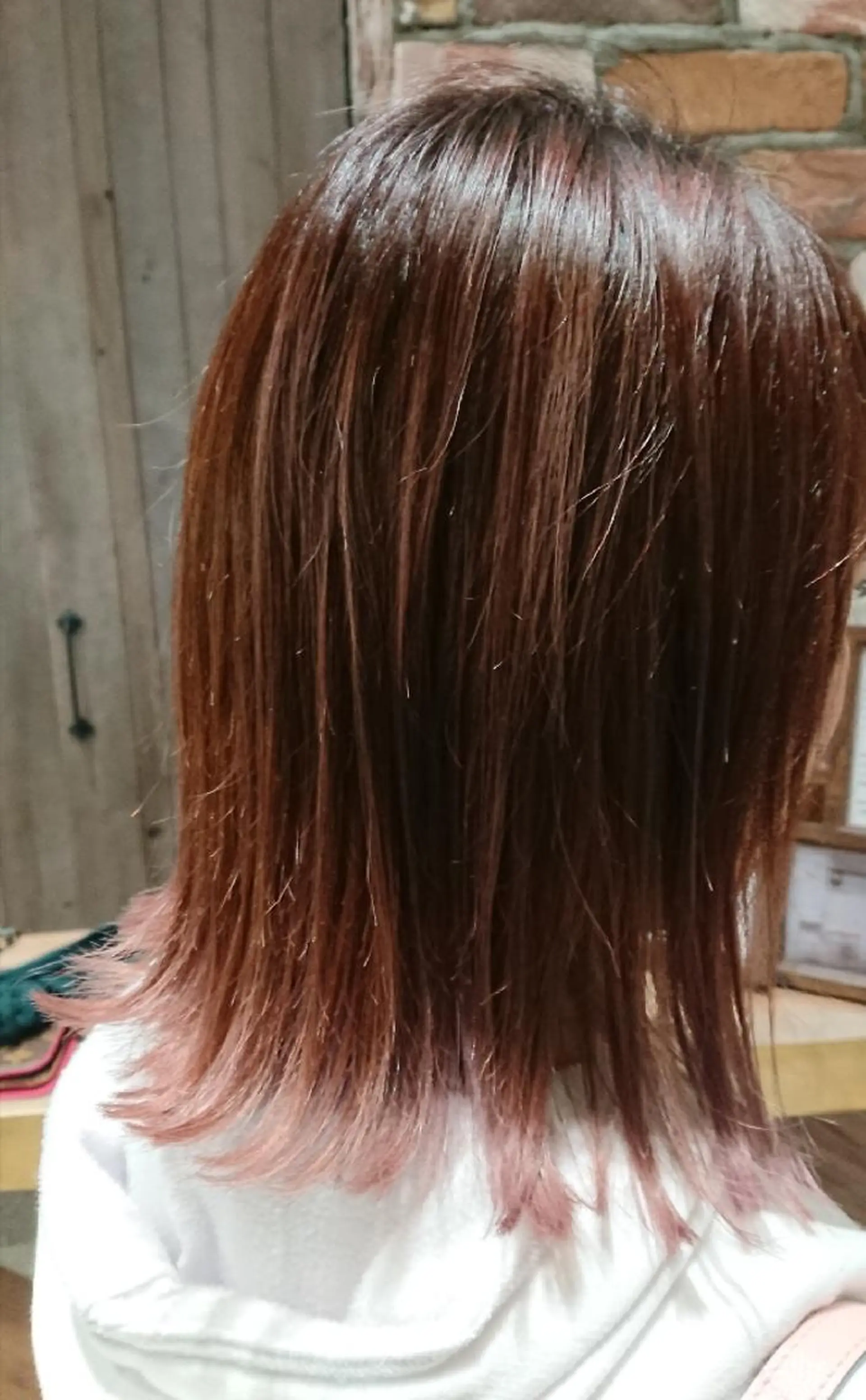 ミディアム カラー カット 遠藤 恭子のヘアスタイル