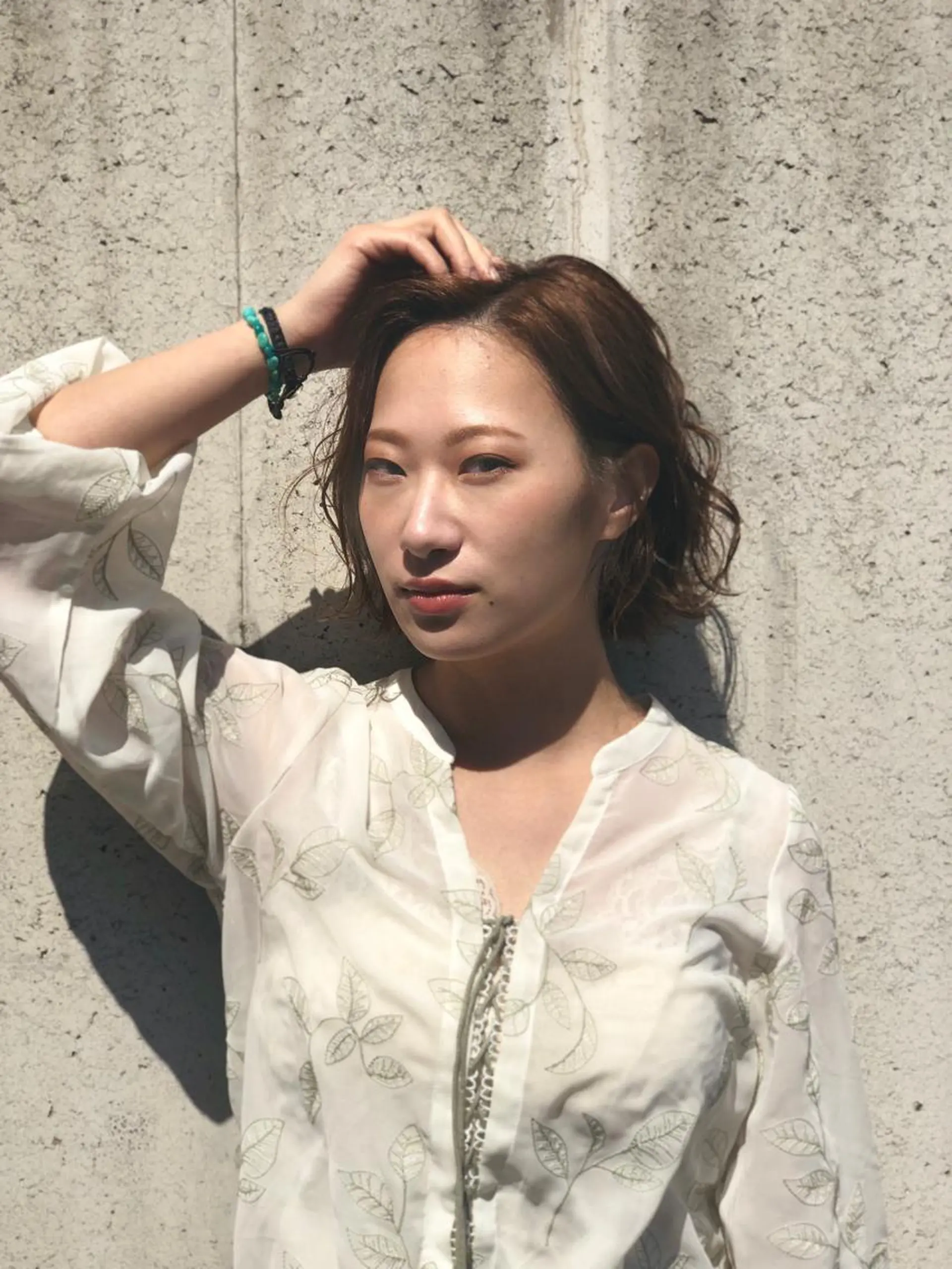 ミディアム カラー パーマ リリー /Men's/パーマのヘアスタイル