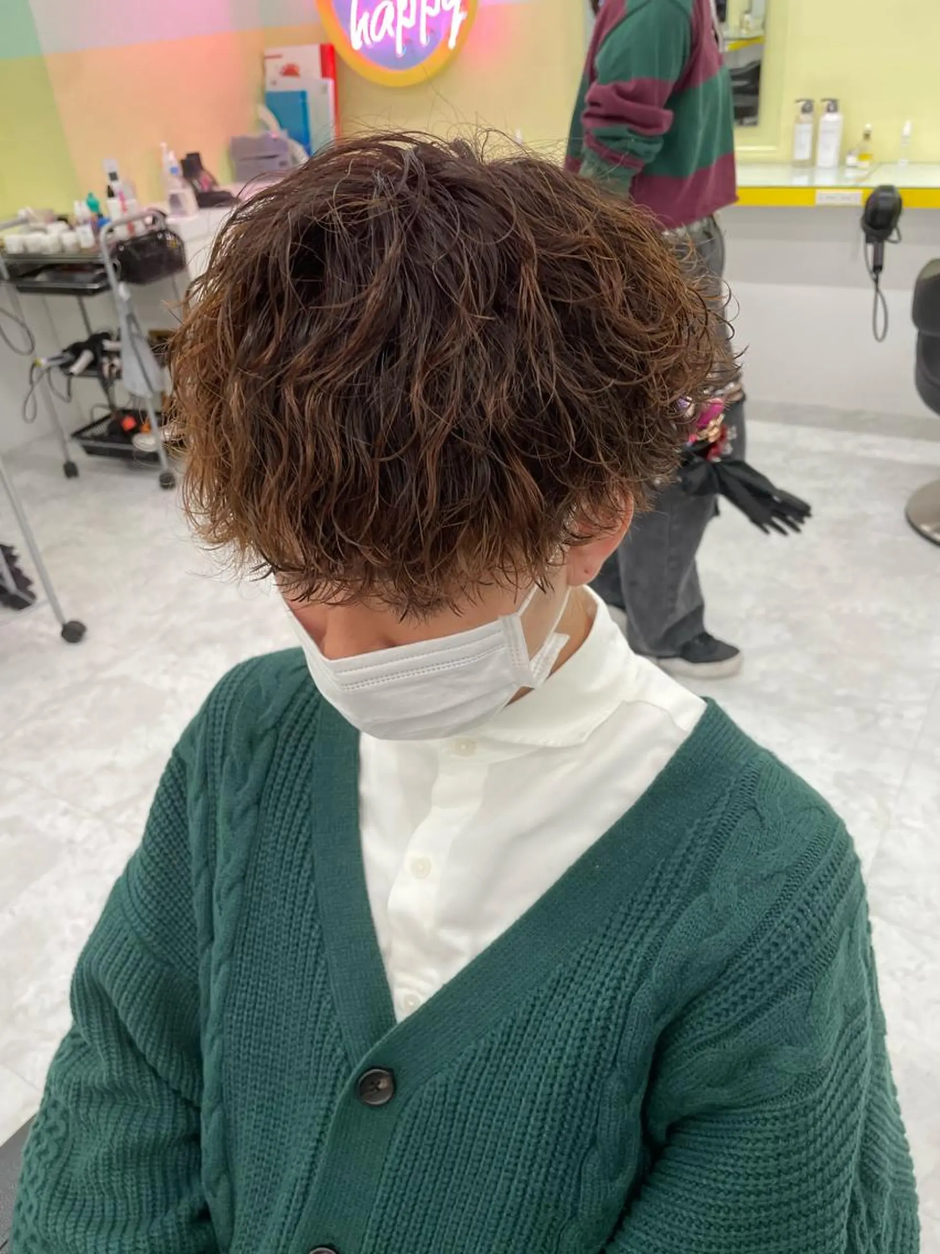 パーマ メンズ カット パーマ 横浜メンズパーマ🔥 大野賢人のヘアスタイル