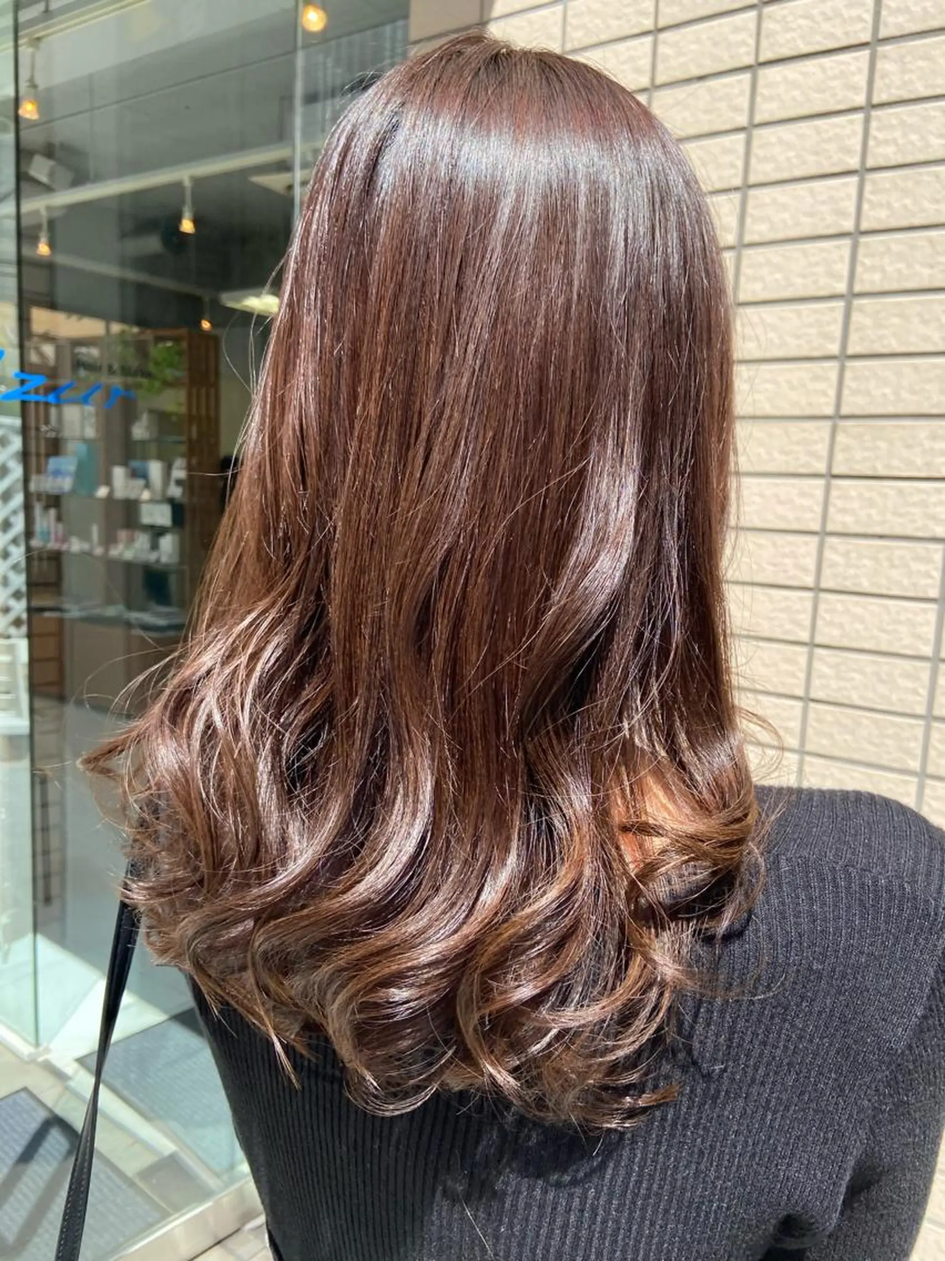 ロング カラー 菊地 美憂のヘアスタイル