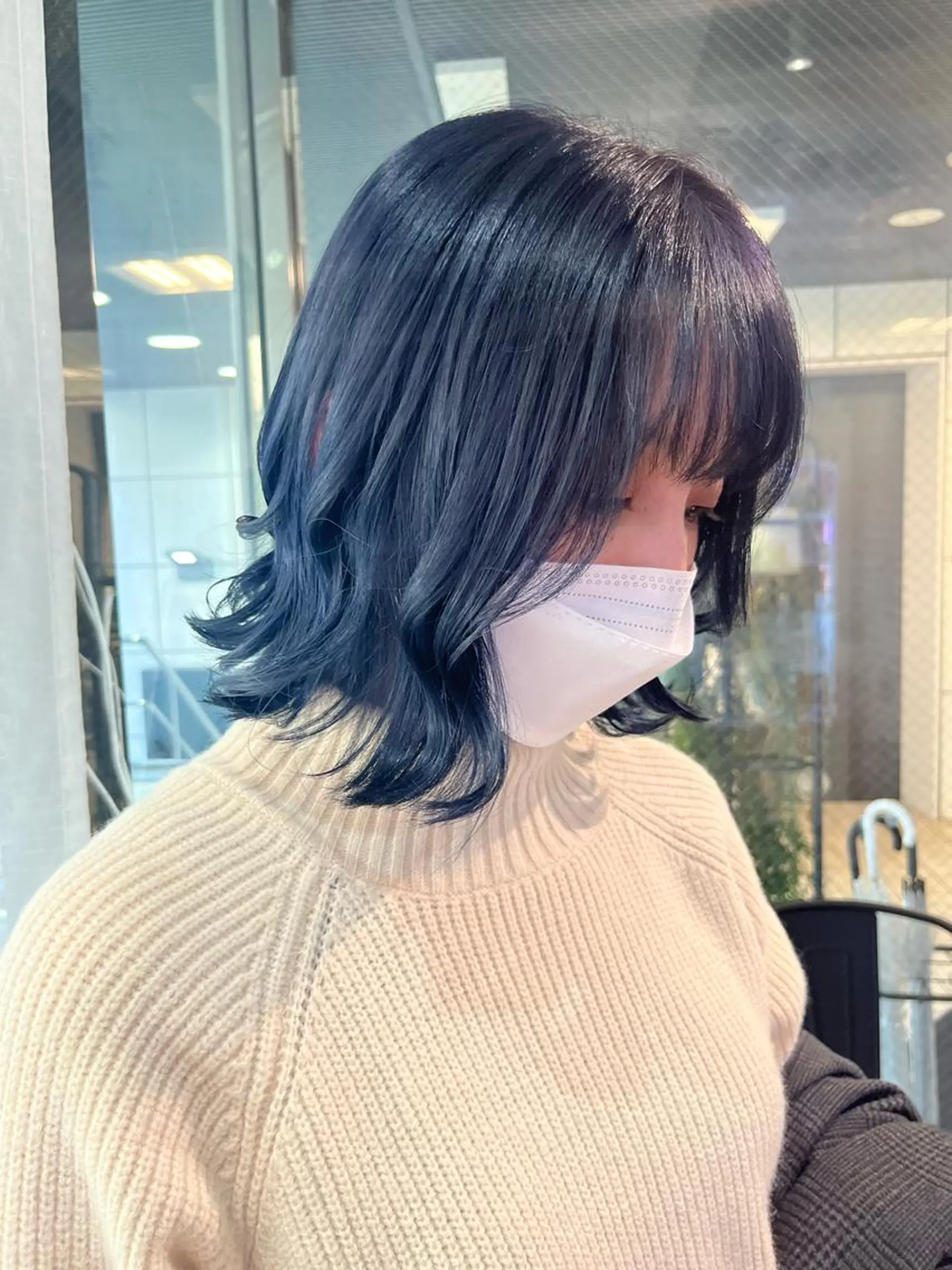 ミディアム カラー 💖デザインカラー/ タダ ハナカ💖のヘアスタイル