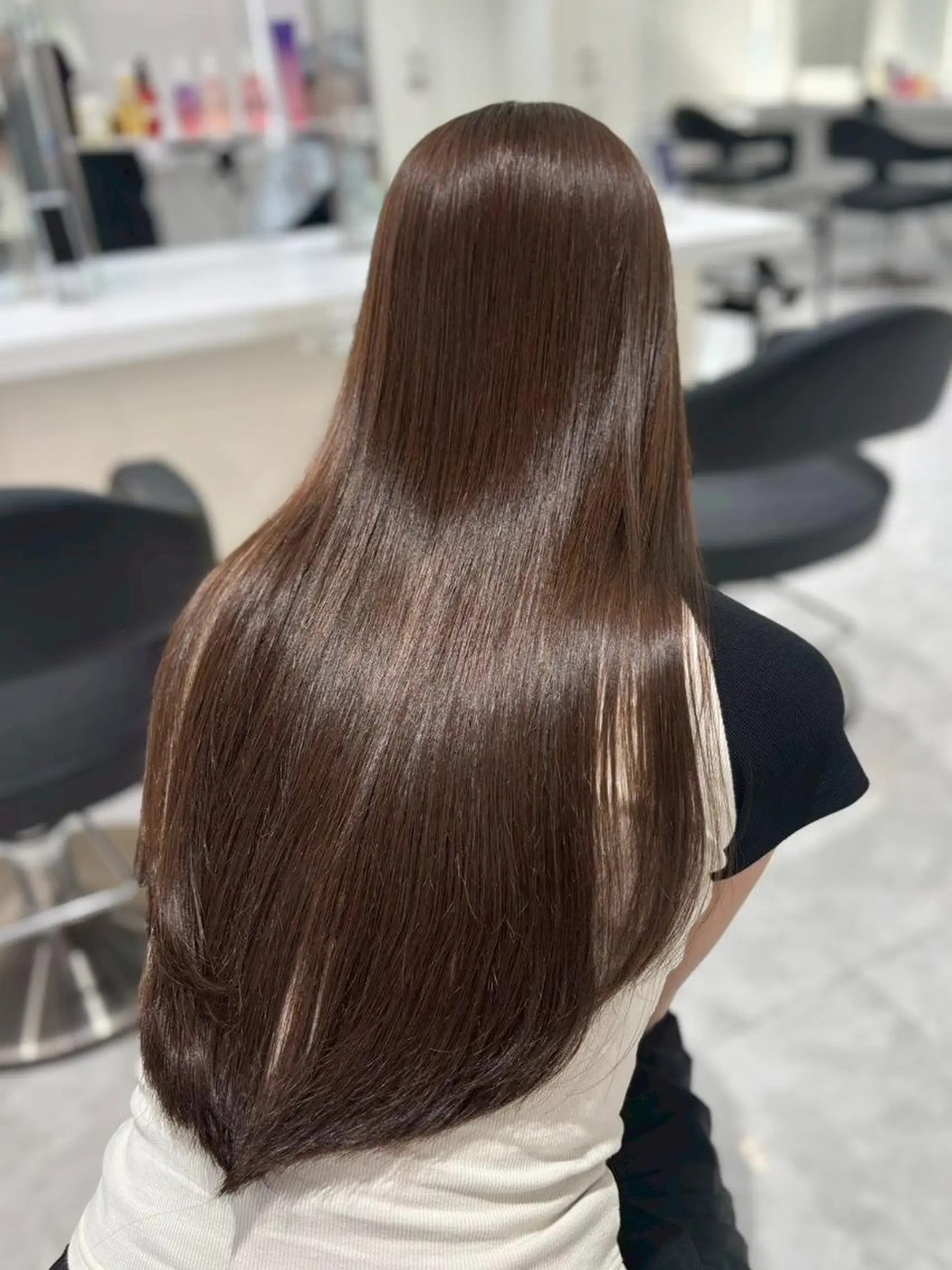 カラー トレンド×似合わせ 🤍艶モテヘア🤍のヘアスタイル