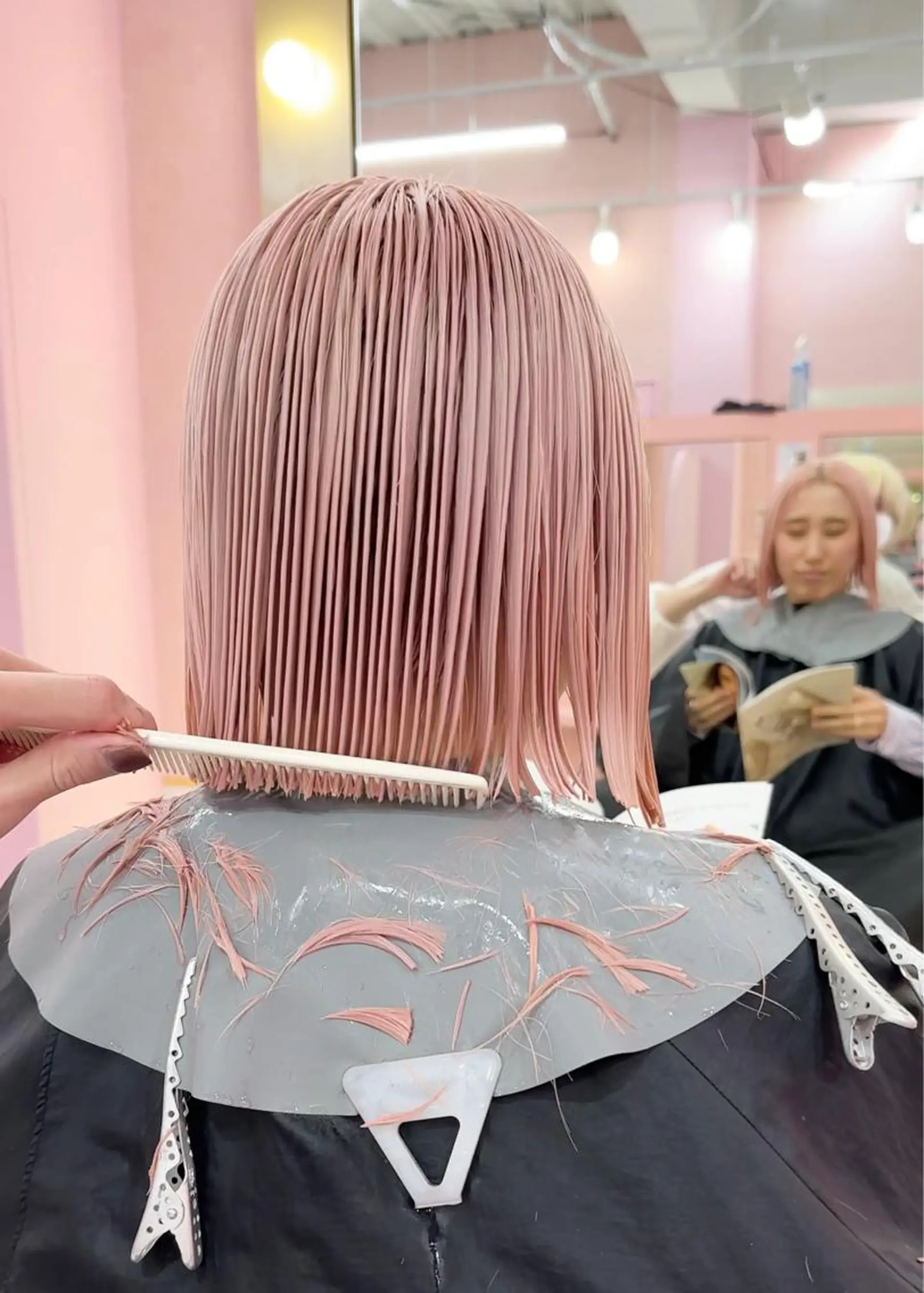 ショート カラー ヘアカラー トリートメント ❄️💛エクステ ブリーチ❄️yukiのヘアスタイル