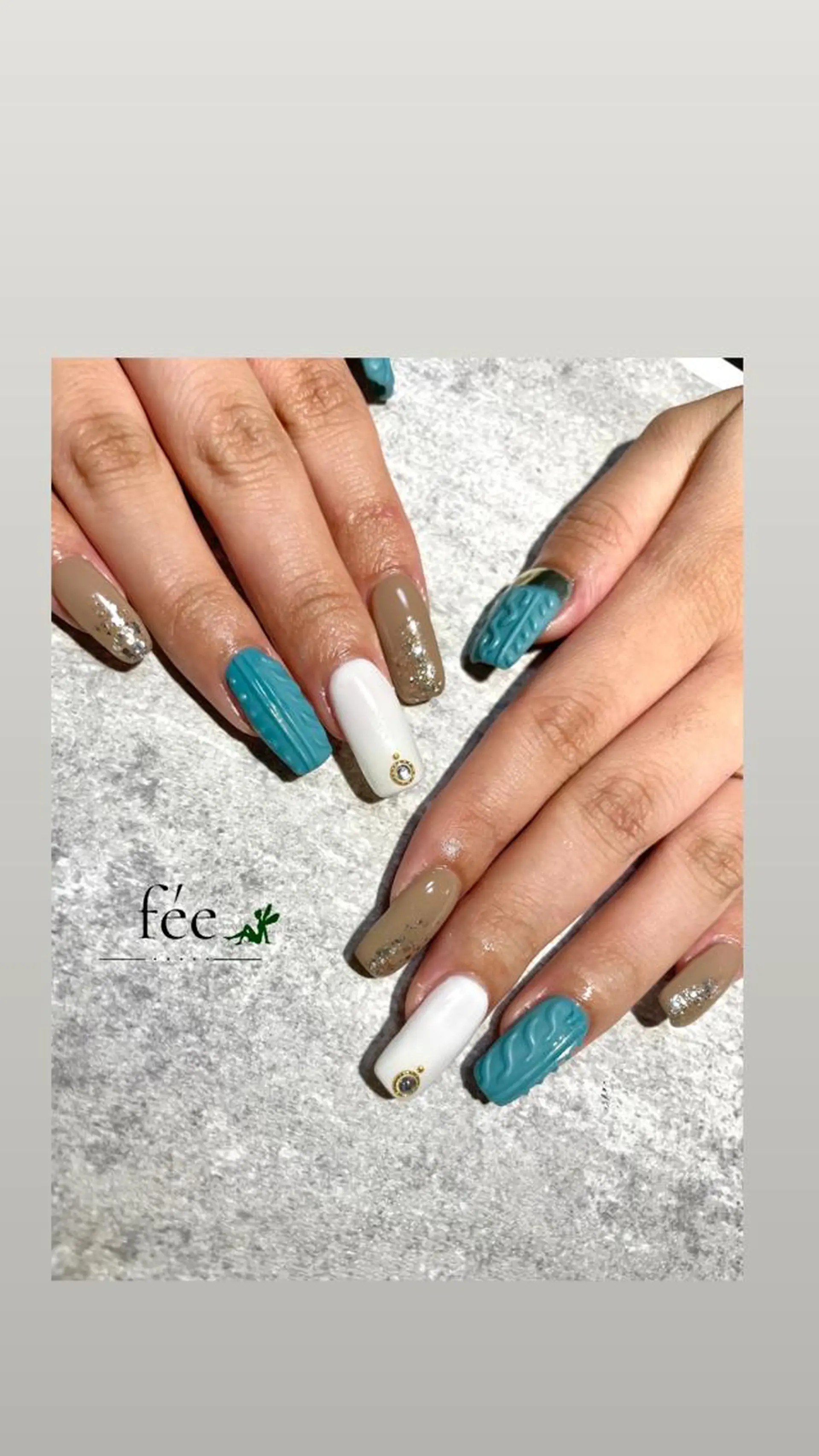 ネイル フットネイル ジェルネイル パラジェル スカルプネイル ハンドネイル nail salon fee(フィー)のネイルデザイン