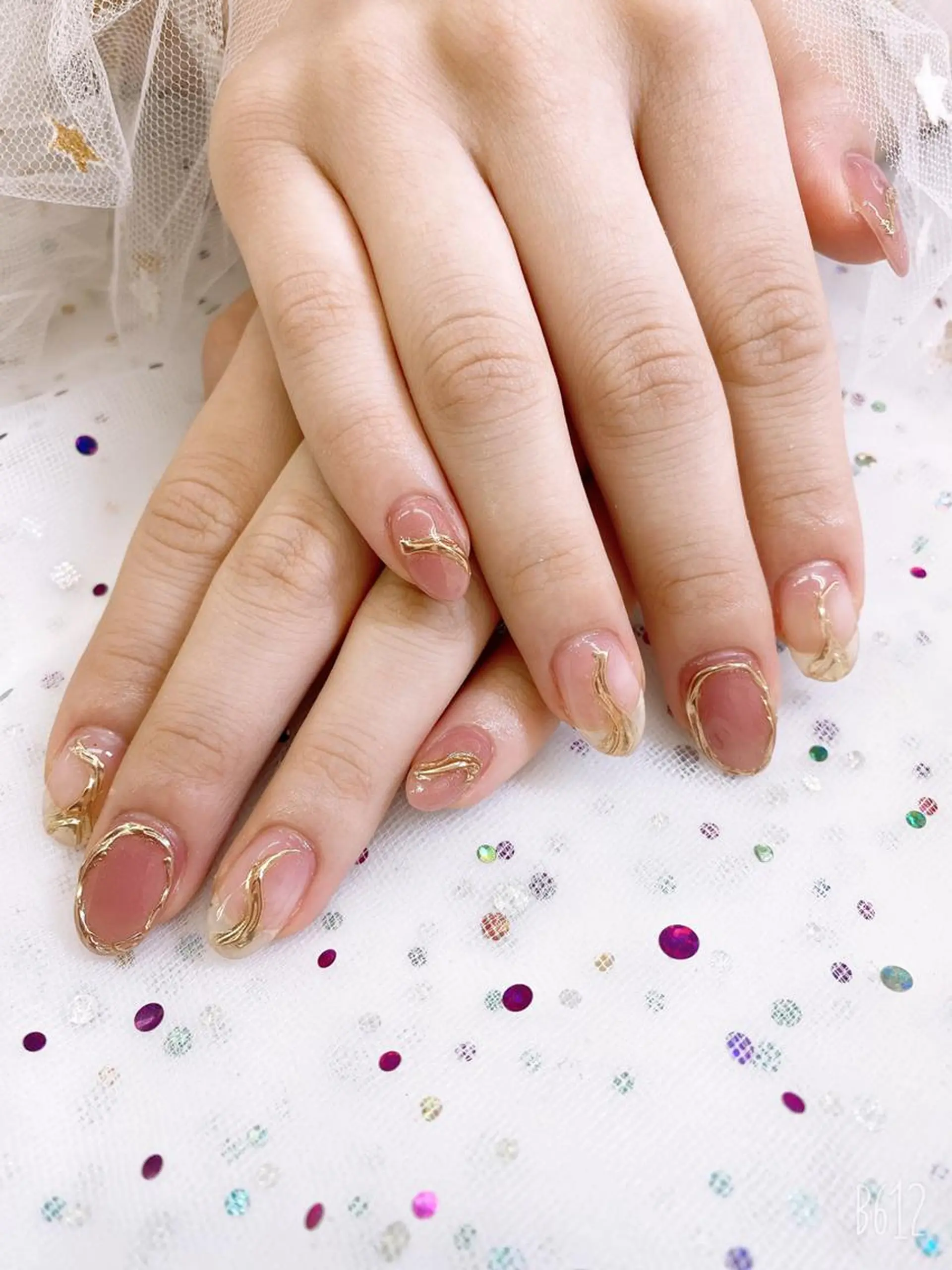 ネイル 🦋ネイルサロン ブラン🌈ゆりのネイルデザイン