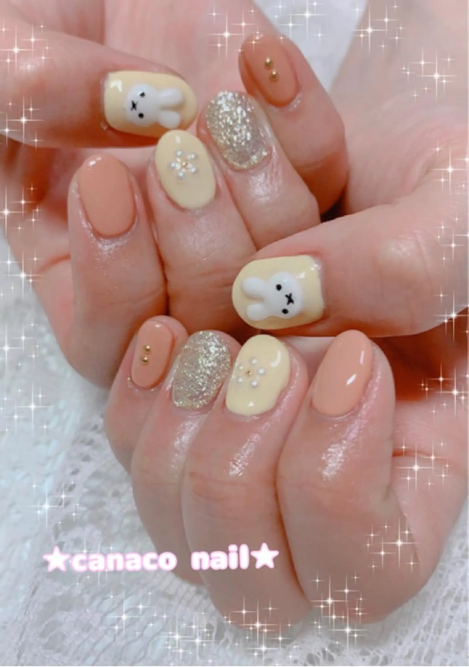 ネイル 春ネイル ハンドネイル ハンドケア Felice所属・ベテランネイル cnc  nailのネイルデザイン