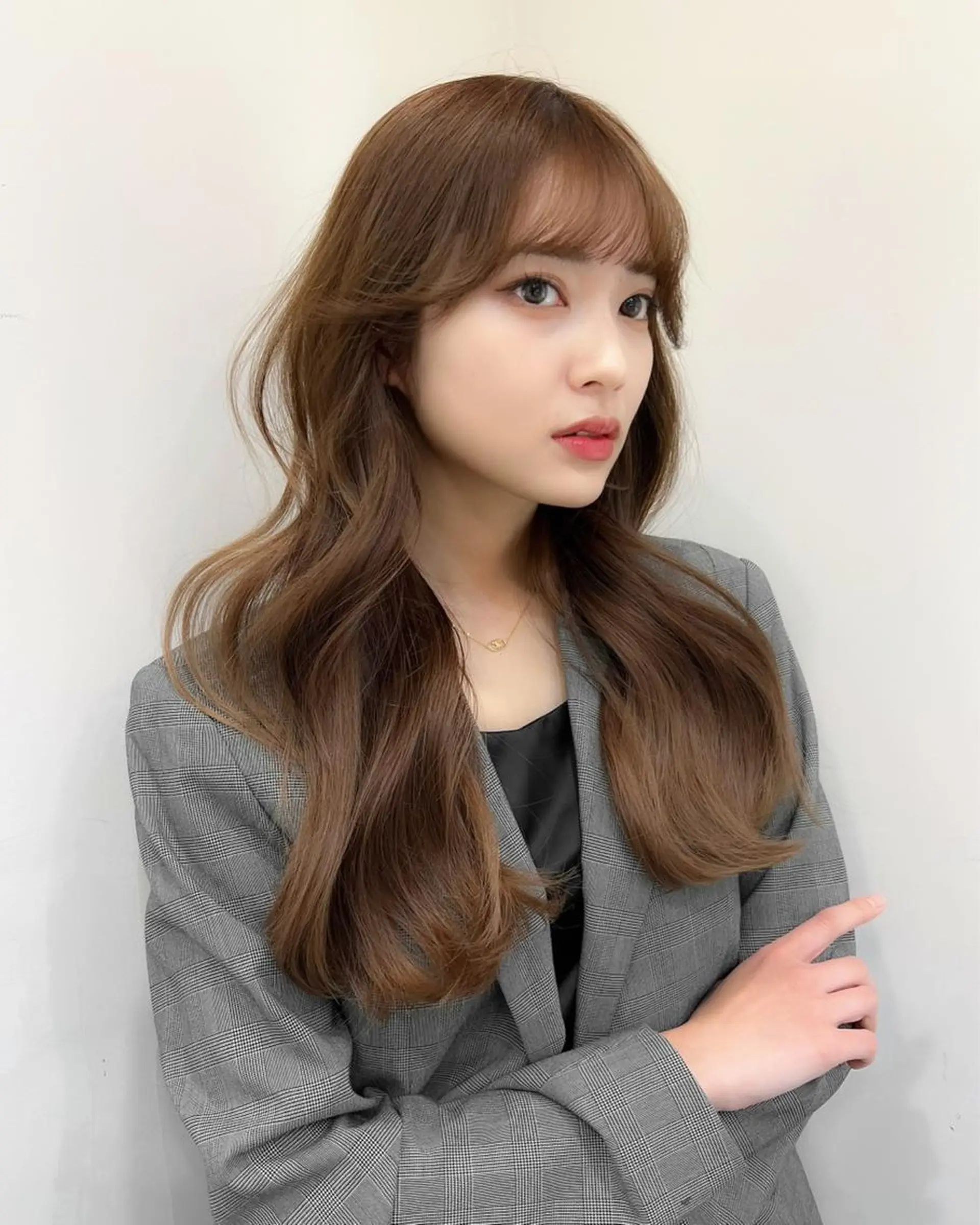 ロング 🤍🤍韓国ヘア おたけ🤍🤍のヘアスタイル