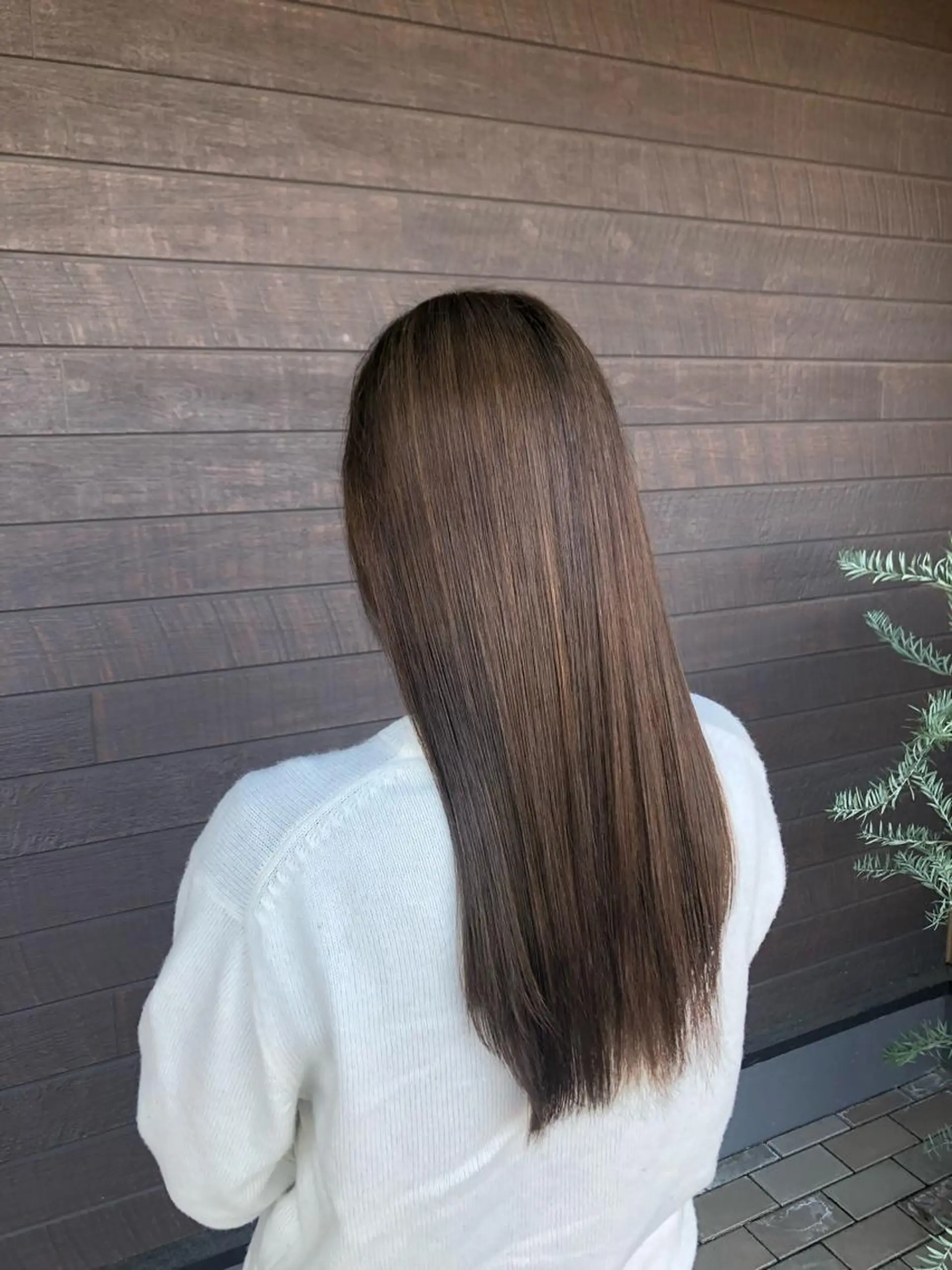 ロング 太白区白髪ぼかし/ ボブカット/千葉達人のヘアスタイル