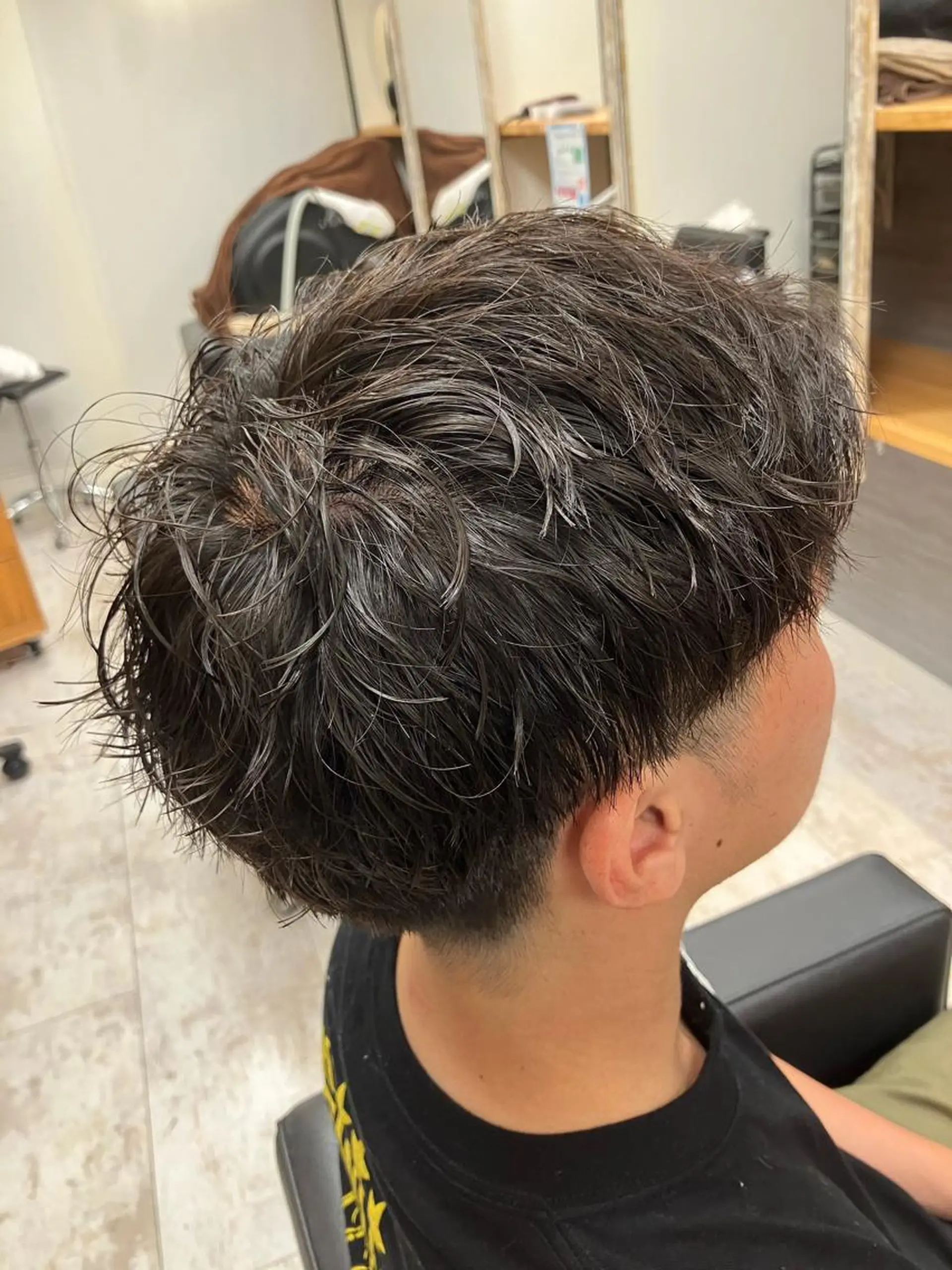 パーマ メンズ カット パーマ メンズ特化/パーマ/ フェードWATARUのヘアスタイル