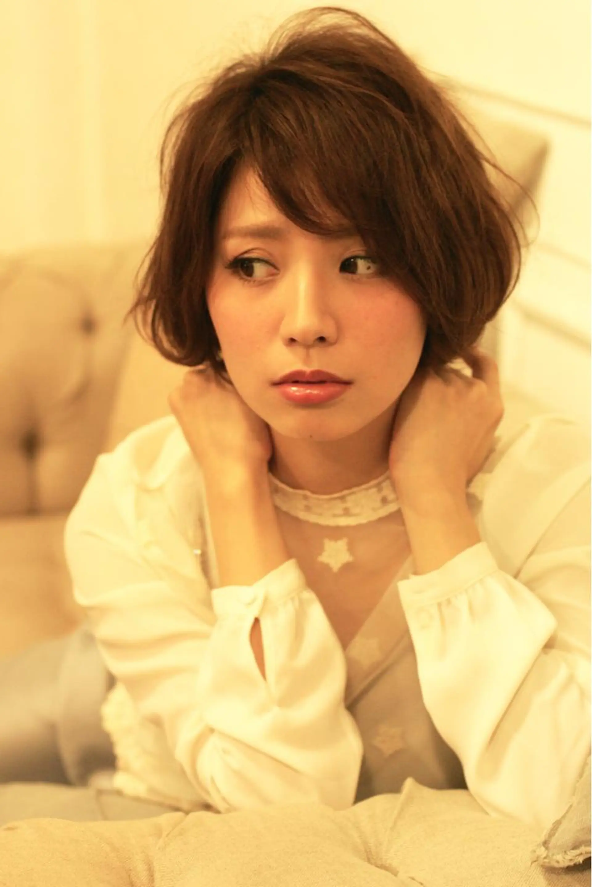 ショート パーマ 髪質改善//縮毛矯正 This表参道のヘアスタイル