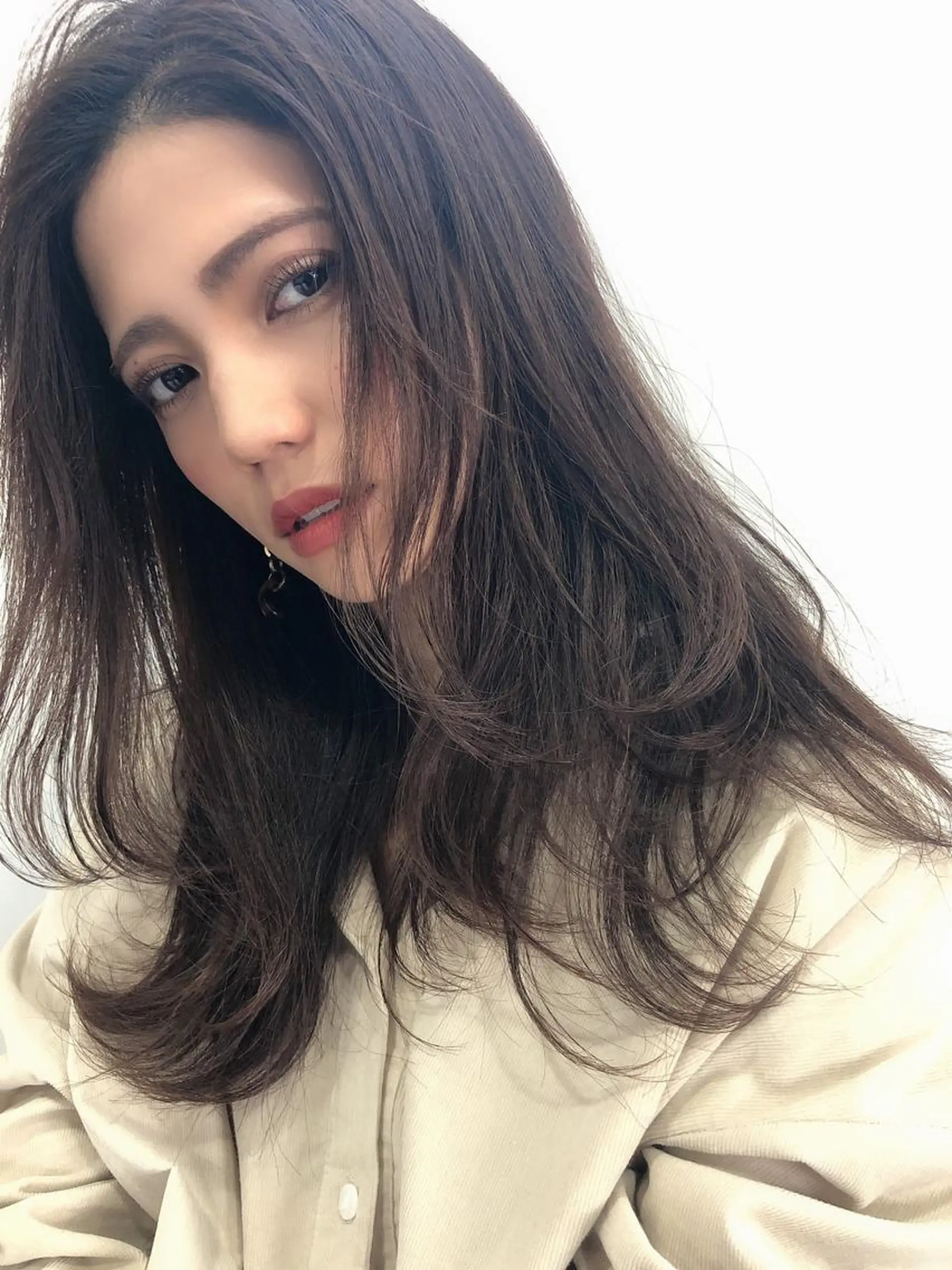セミロング カラー ルービック 奈良のヘアスタイル