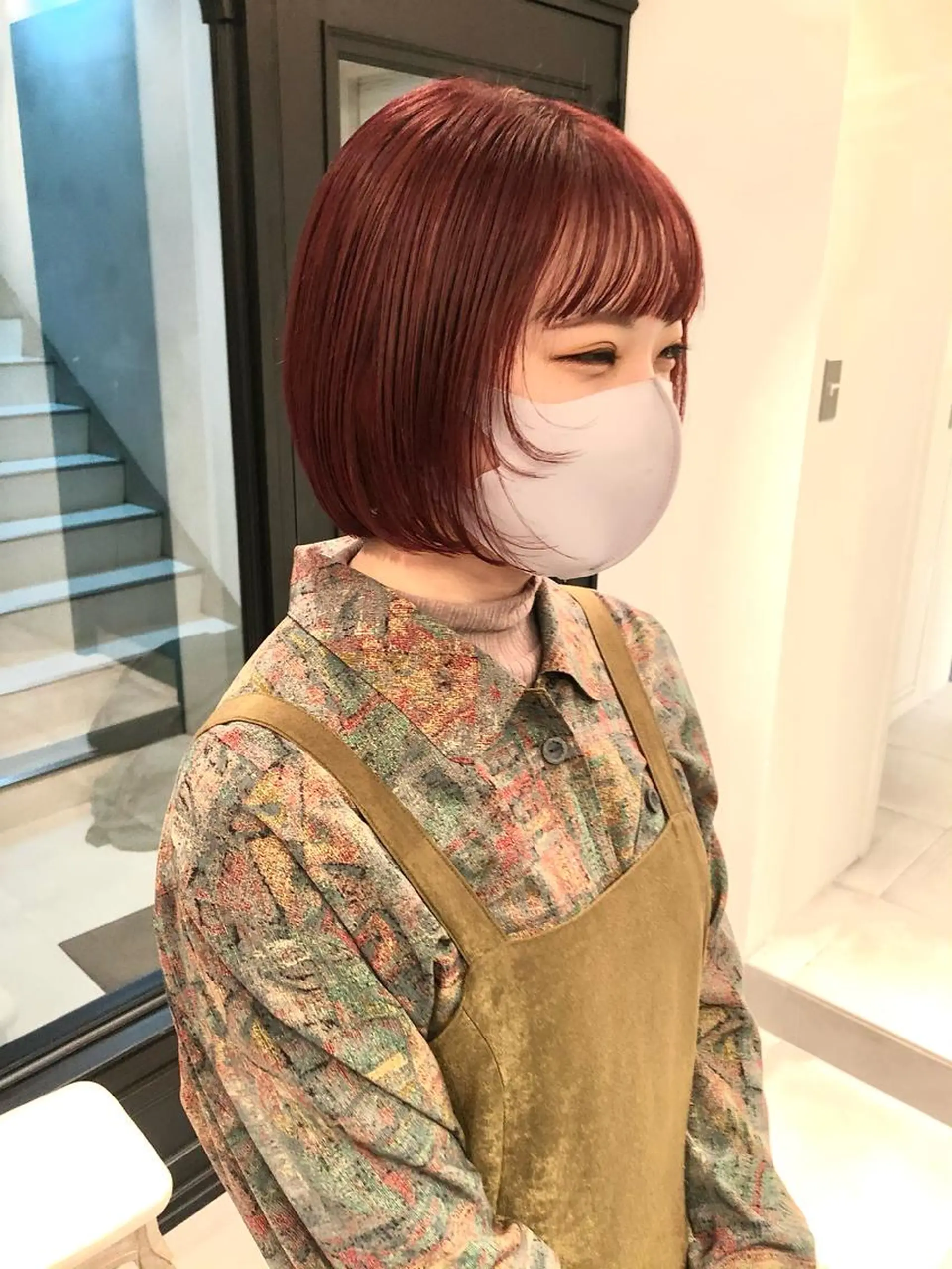 ショート ヘアカラー 中澤 美緒のヘアスタイル