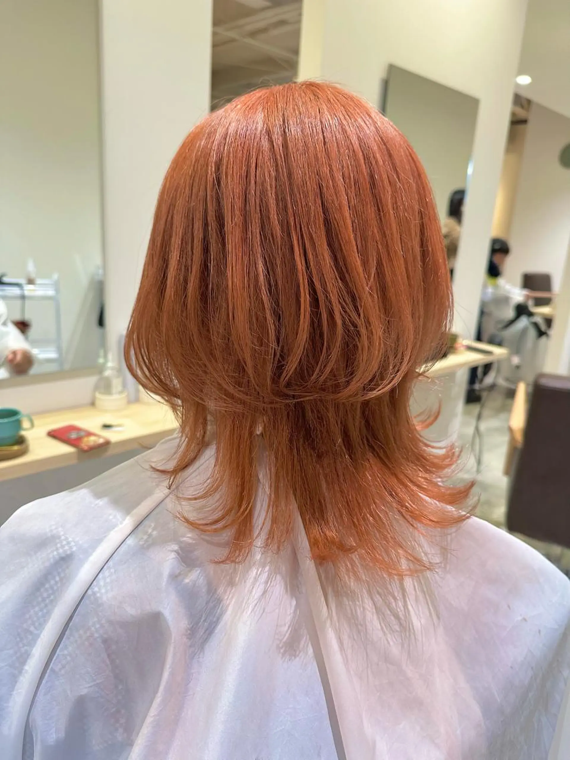 セミロング カラー ヘアアレンジ Design Color🐰アユミのヘアスタイル
