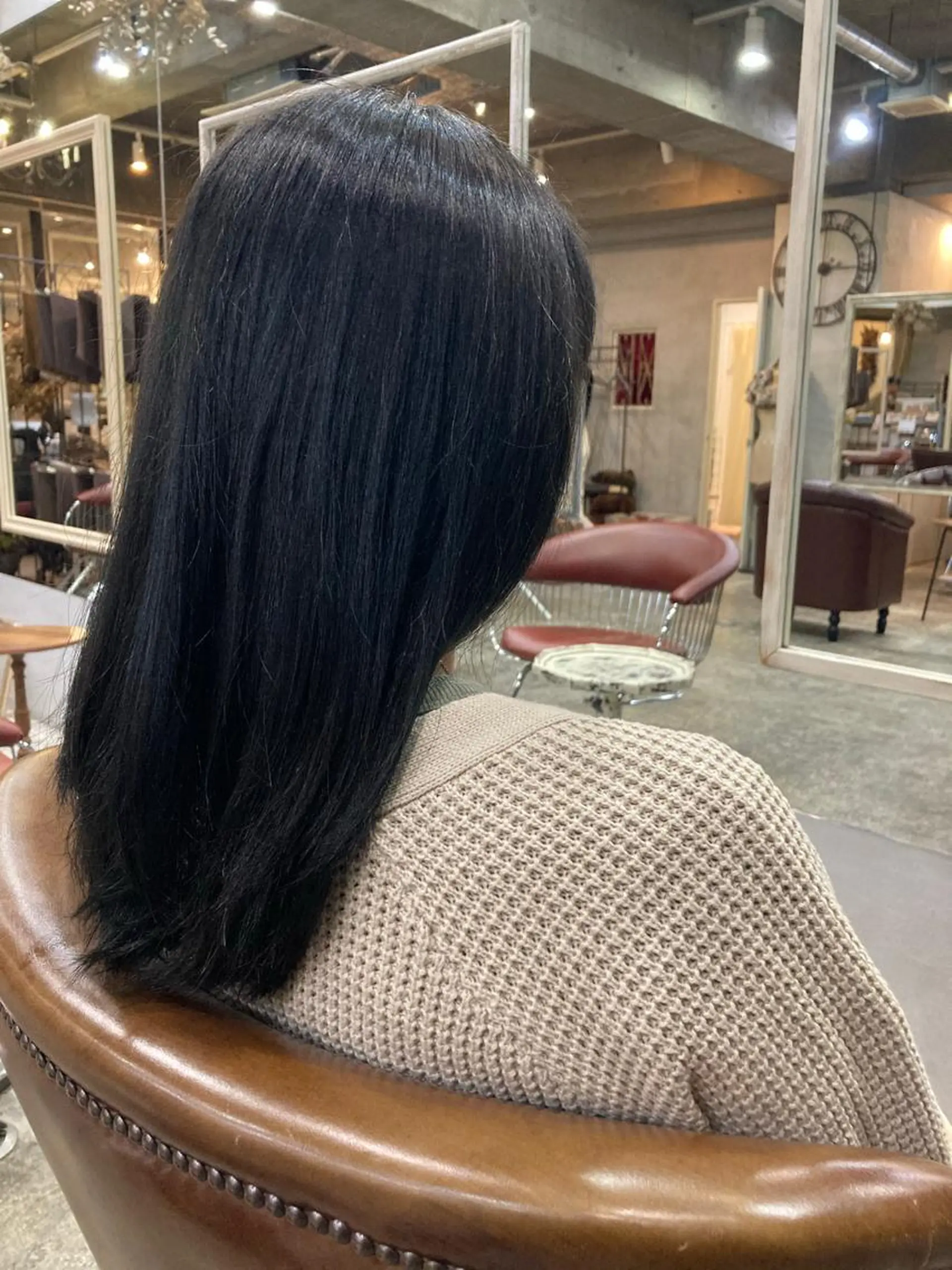 セミロング カラー ヘアカラー トリートメント 新田龍之輔 →メンズ／派手髪のヘアスタイル